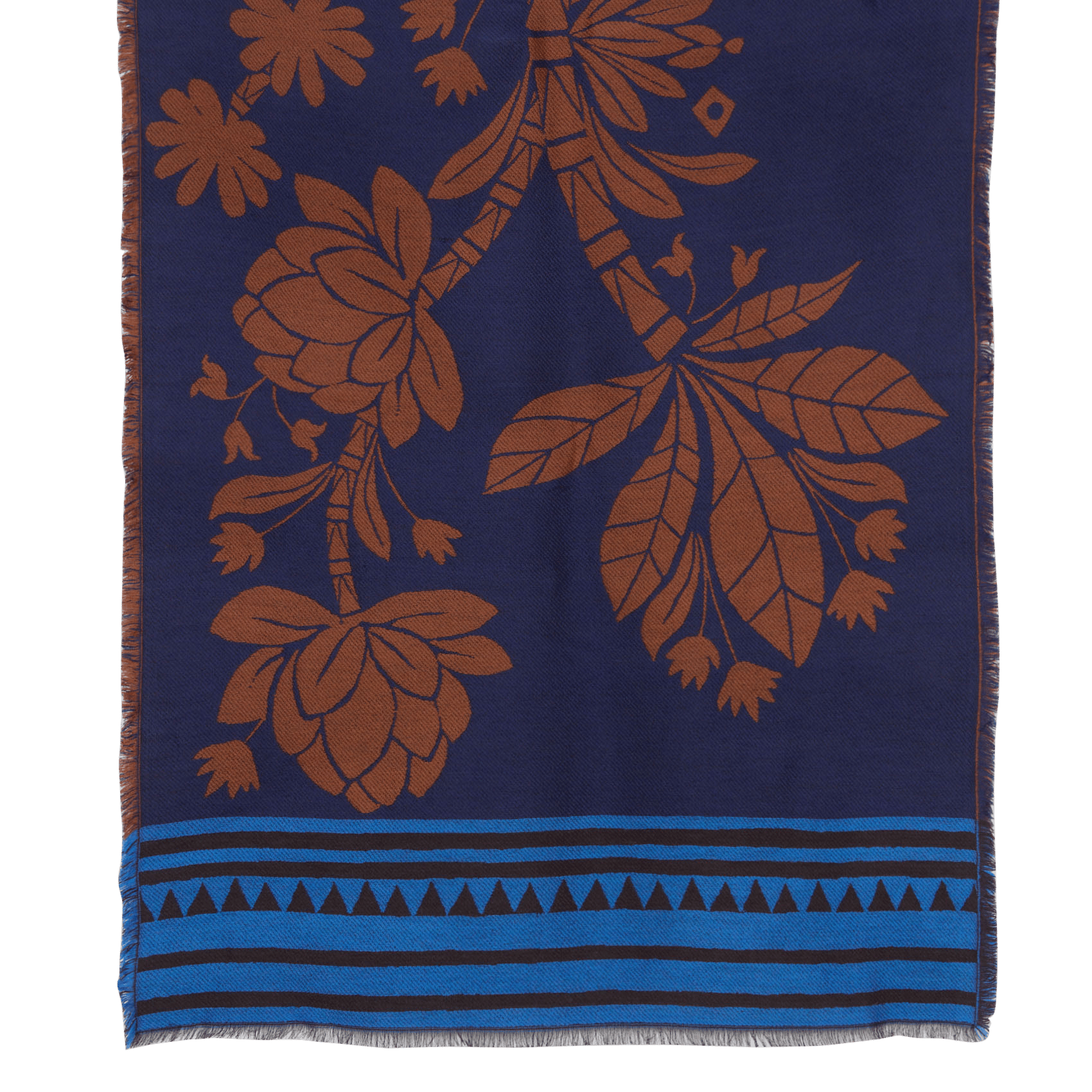 Schal mit Jacquardmuster LA FEE MARABOUTEE Blau