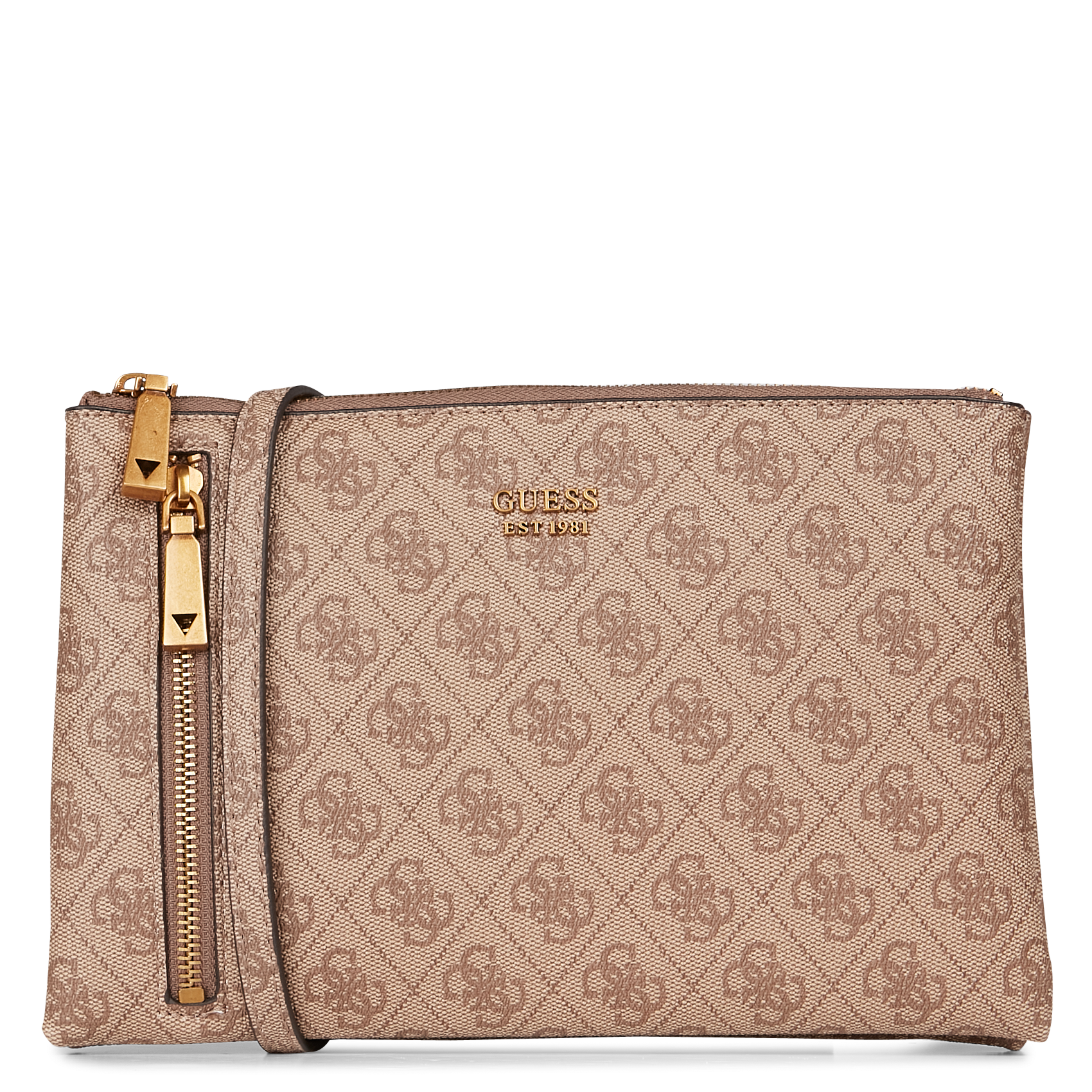 guess shoulder bag brown