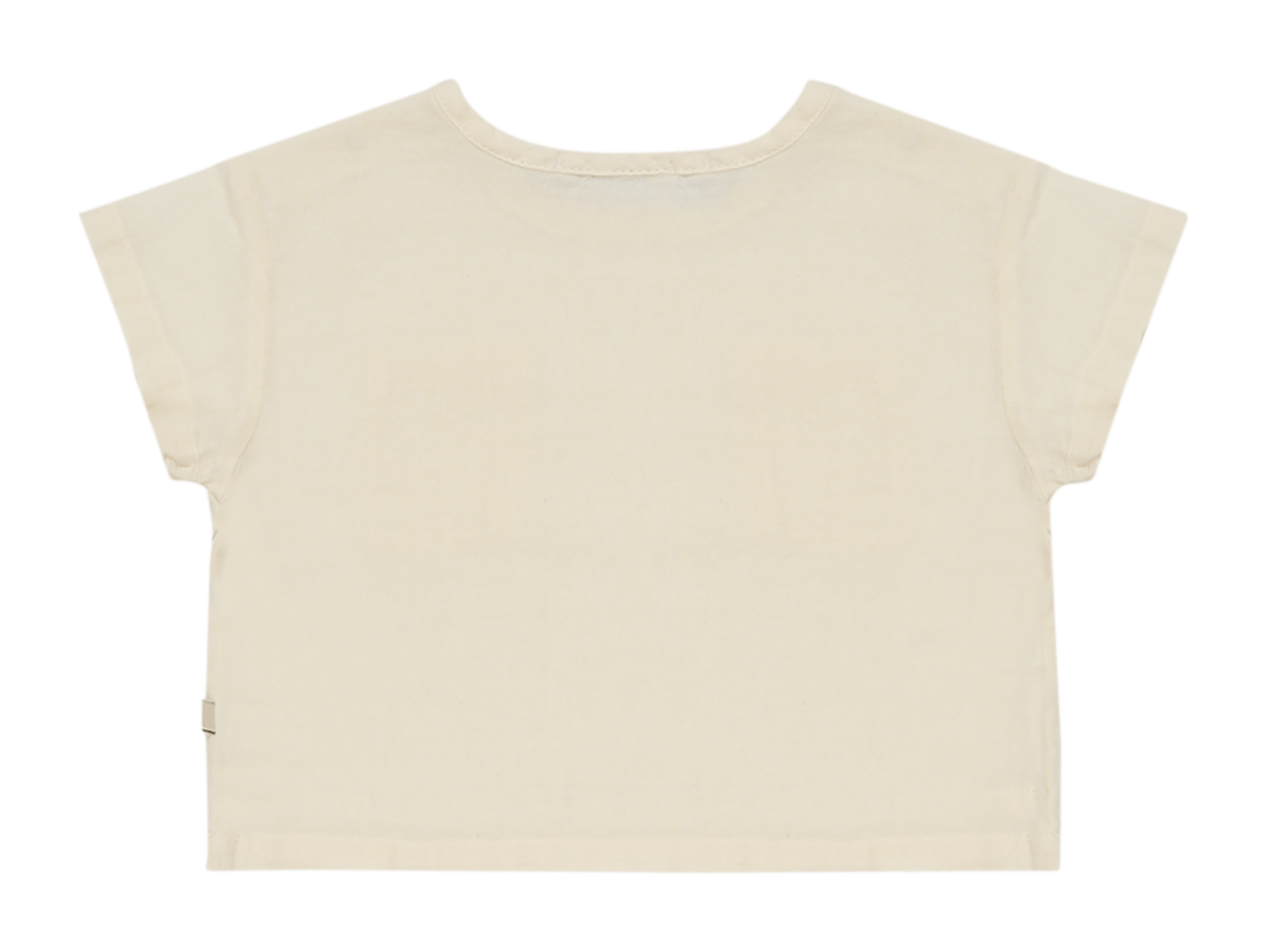 Round-neck organic cotton T-shirt THE NEW SOCIETY White