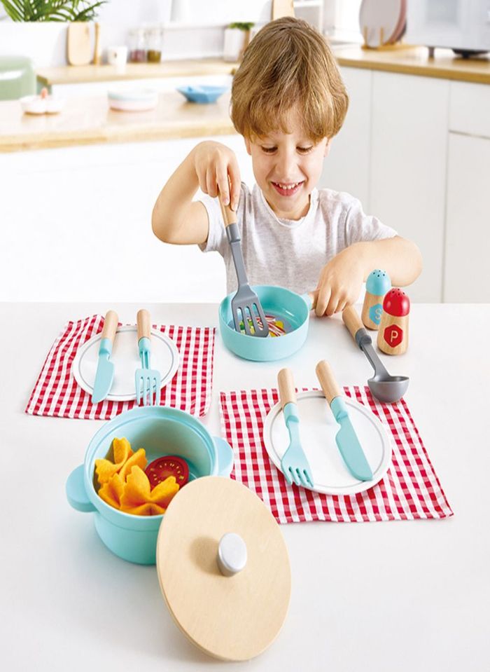 Cuisine tout en un - jouet en bois dinette pour enfant, HAPE