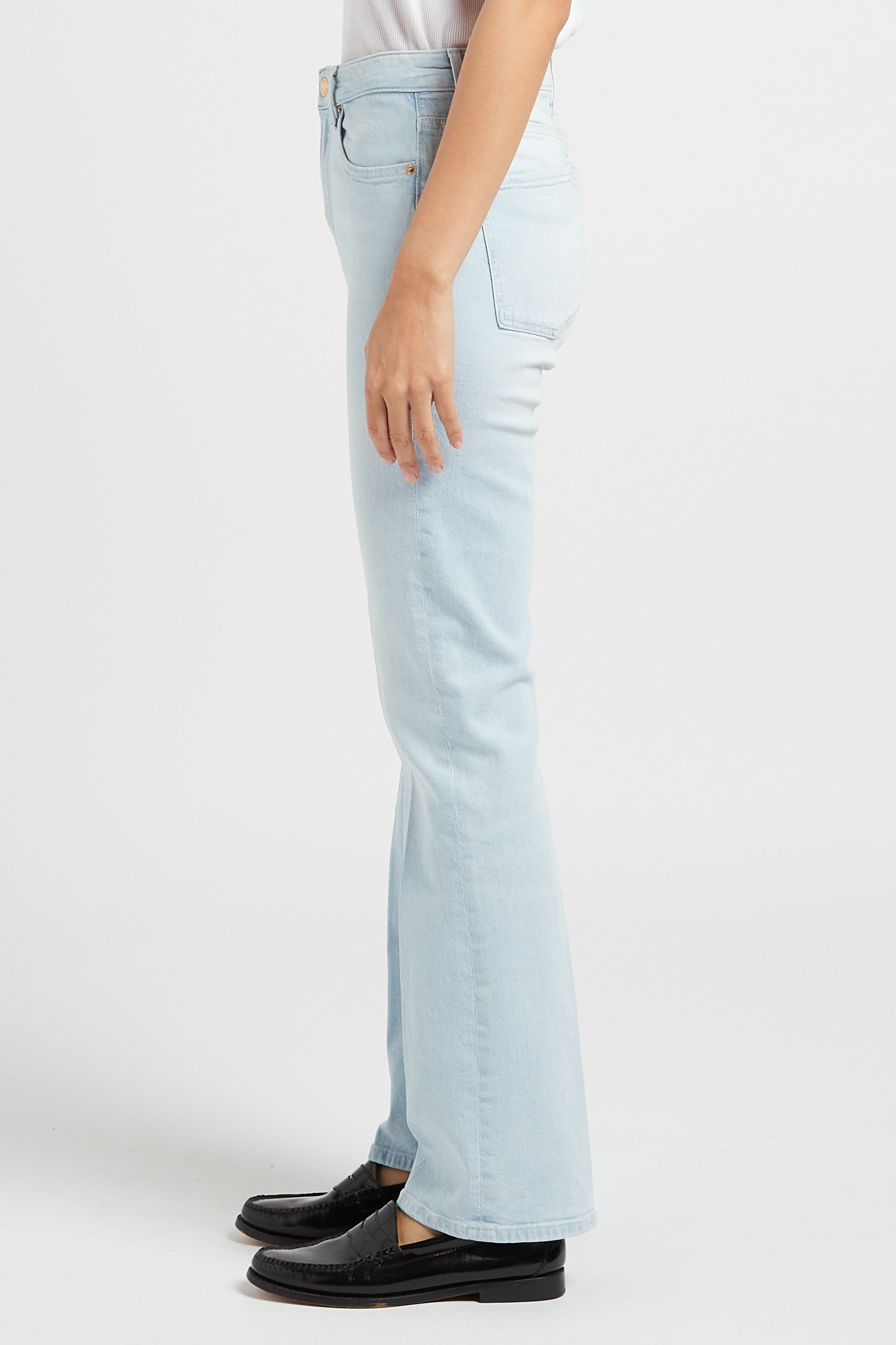 Jean boot-cut en coton TOMMY HILFIGER Jean Délavé