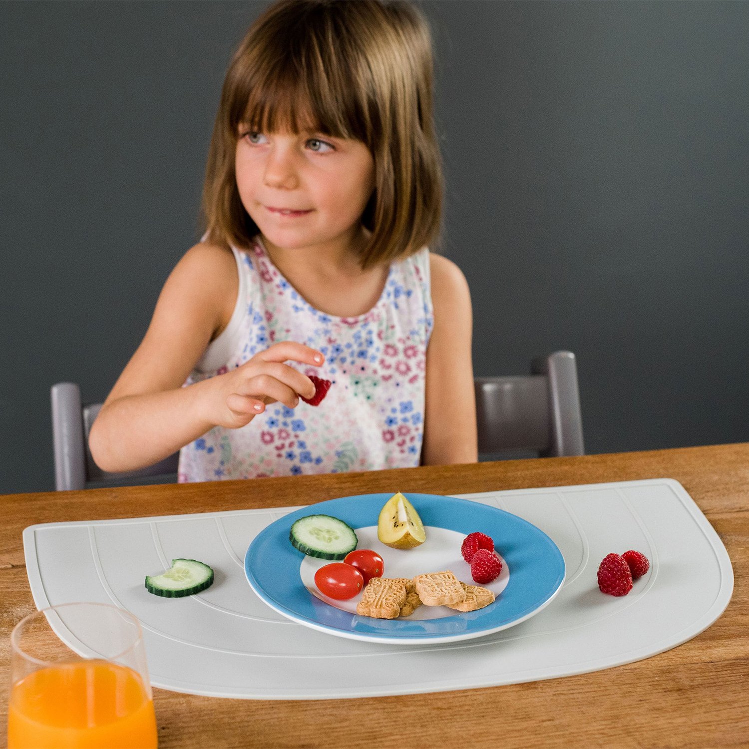 Set de table arc-en-ciel en silicone KINDSGUT No Color