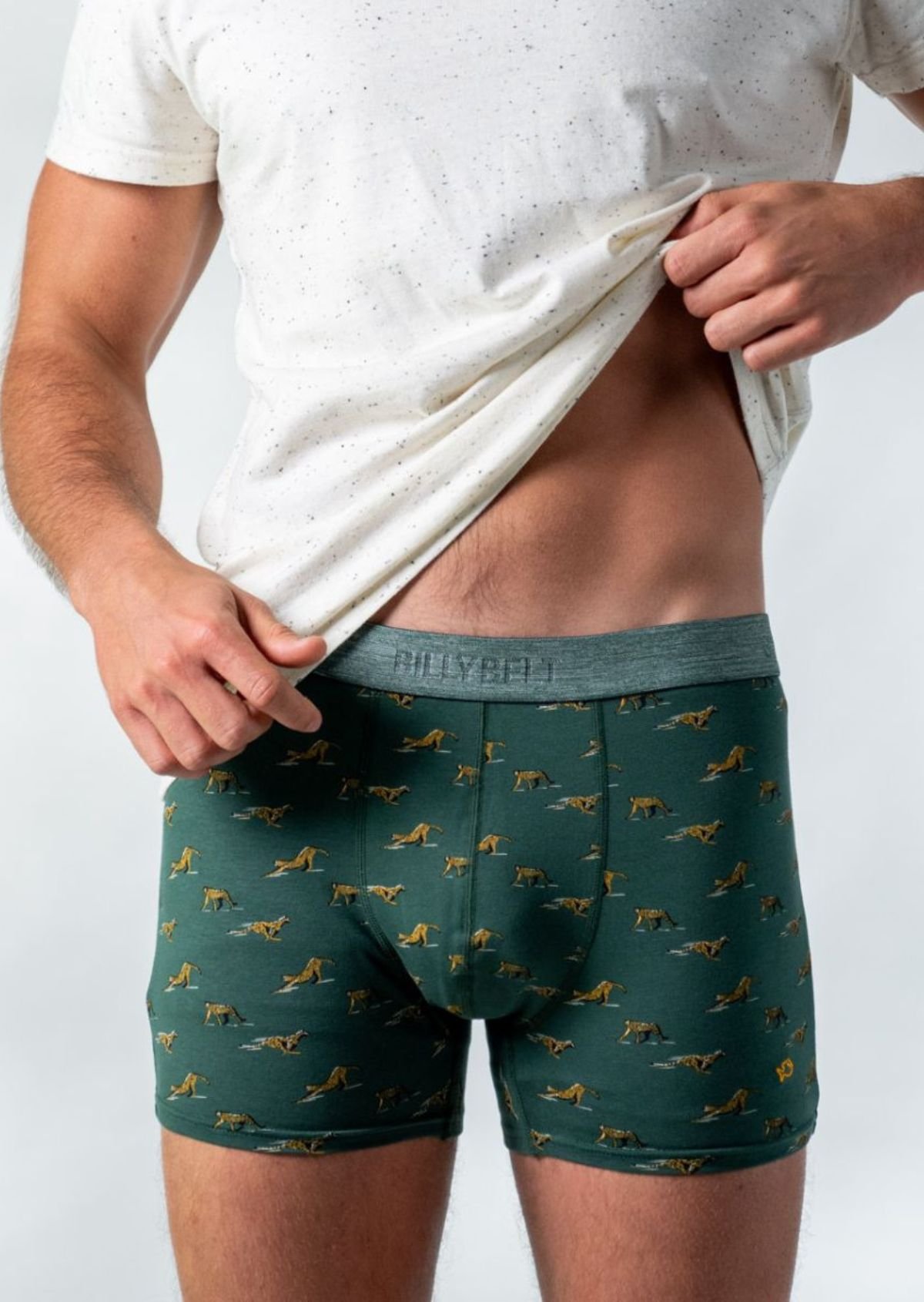 Organic cotton boxers BILLYBELT Green