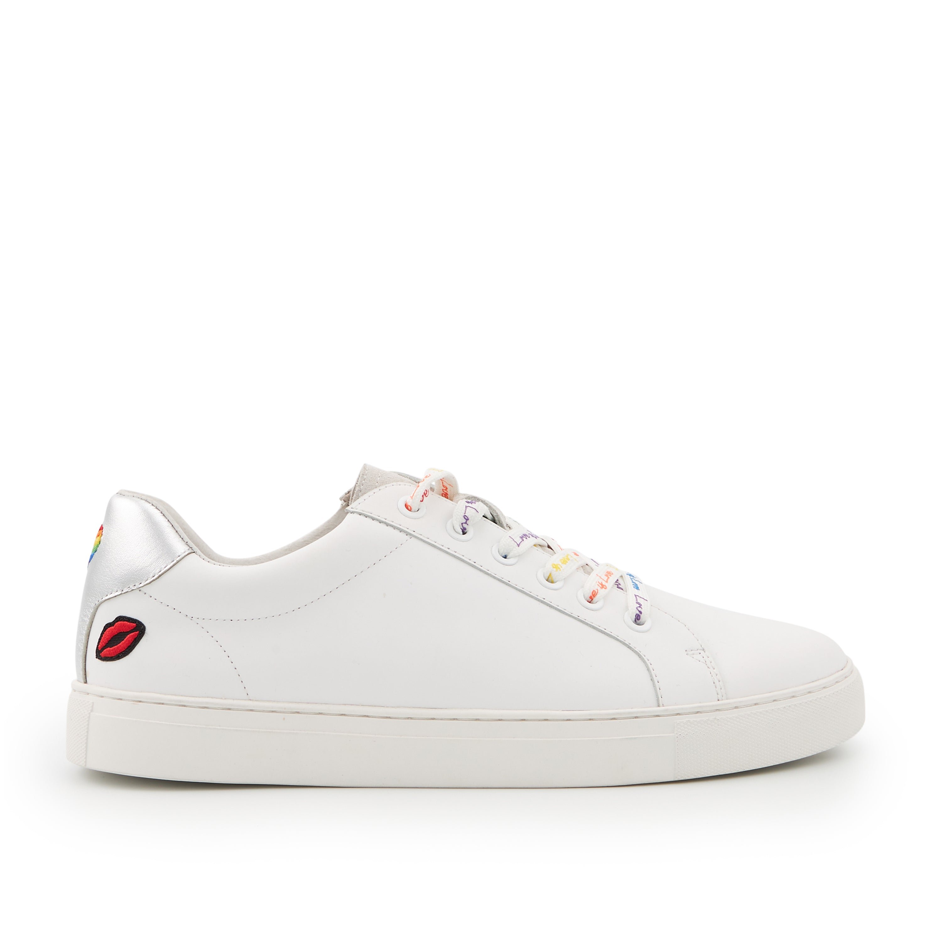 Leather sneakers BONS BAISERS PARIS White