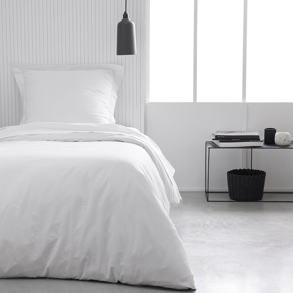 Cotton duvet cover TODAY LINGE DE MAISON White
