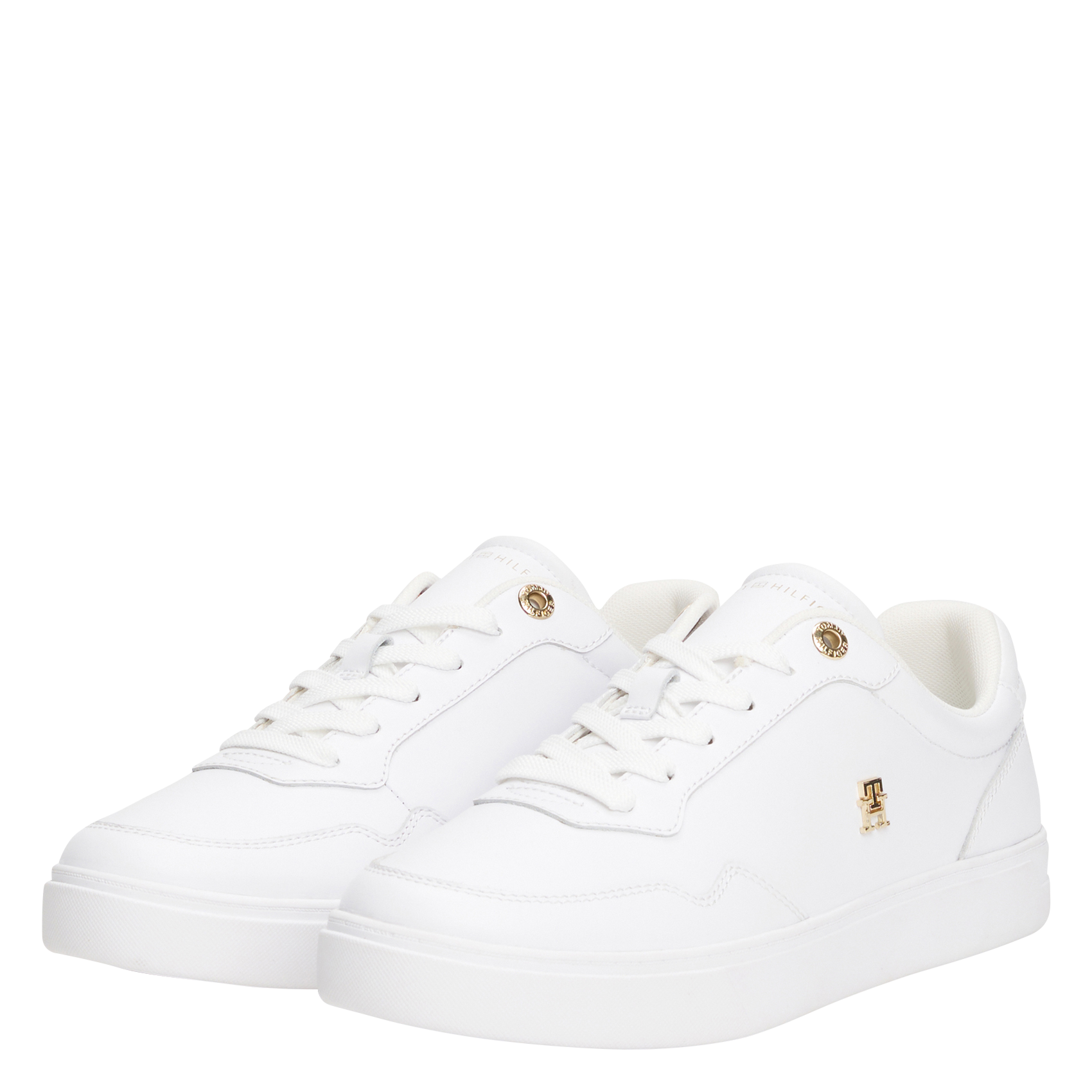 Baskets en cuir TOMMY HILFIGER Doré