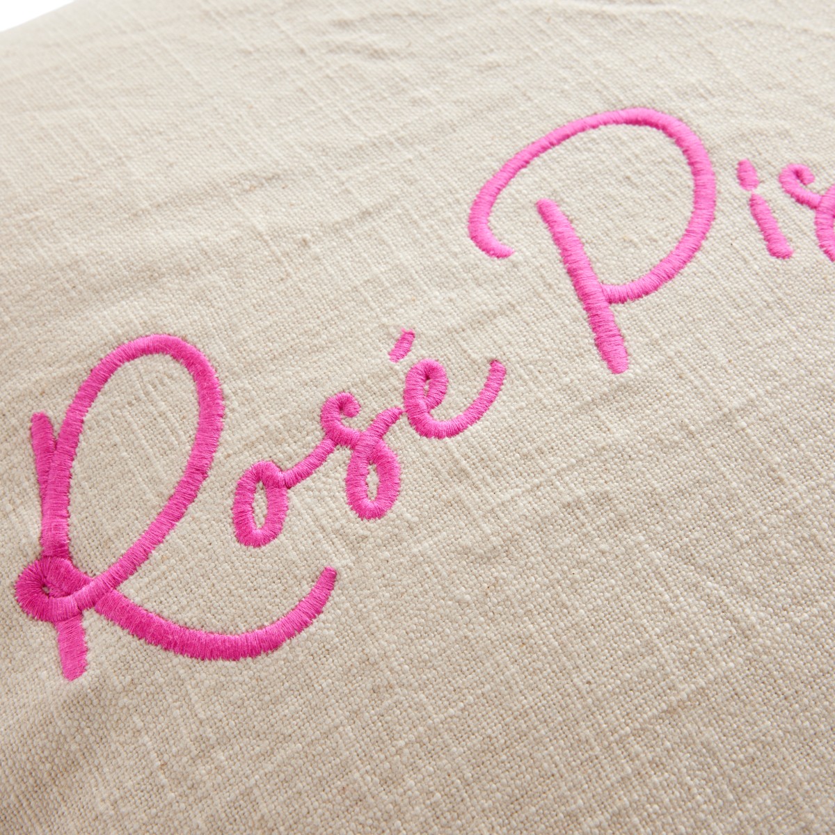 Set of 2 cotton removable cushion covers TODAY LINGE DE MAISON Pink