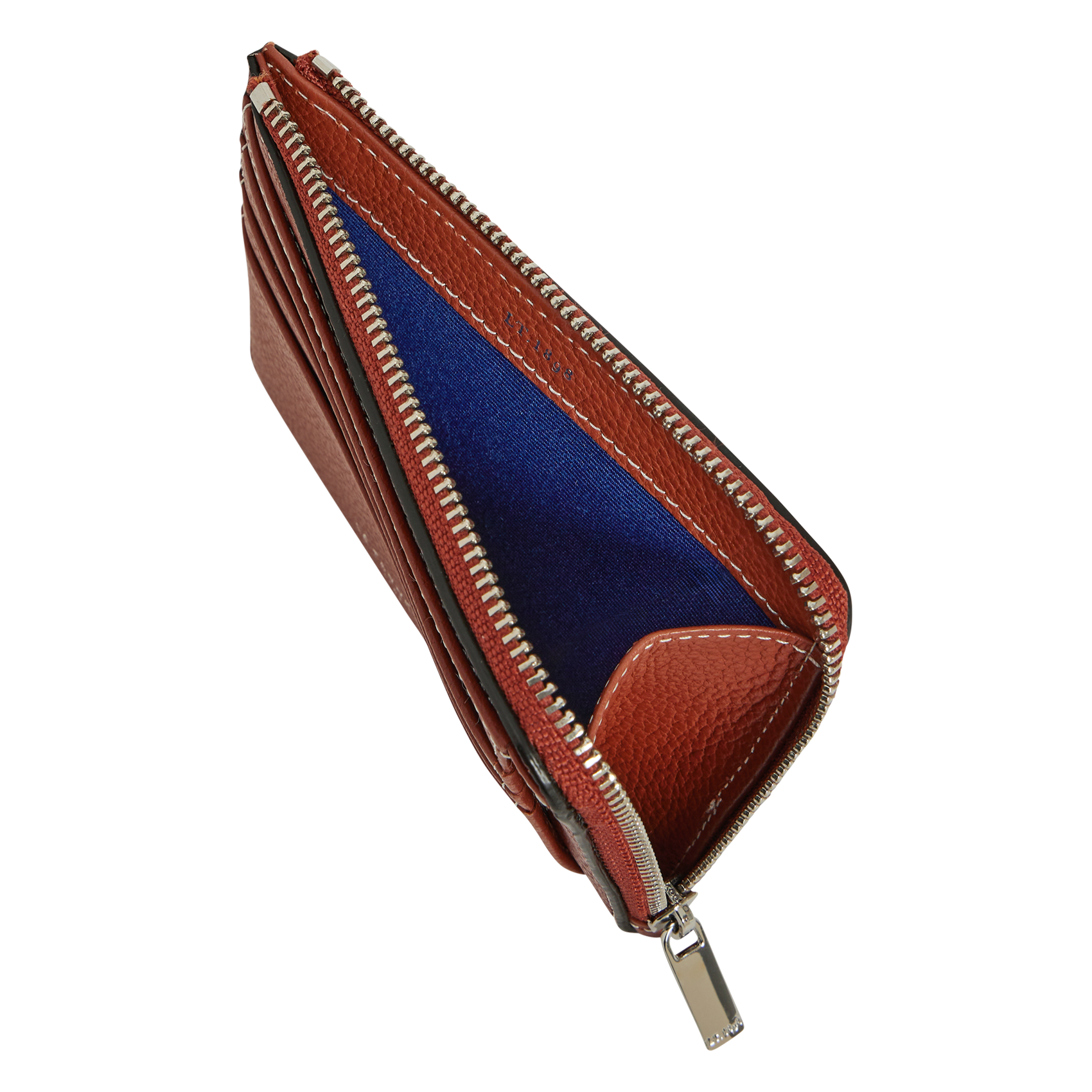 - 100% leer, - 6 kaarthoudersplitten, - 1 centrale zak, - Afmetingen: L10 x H7 cm. LE TANNEUR Bruin