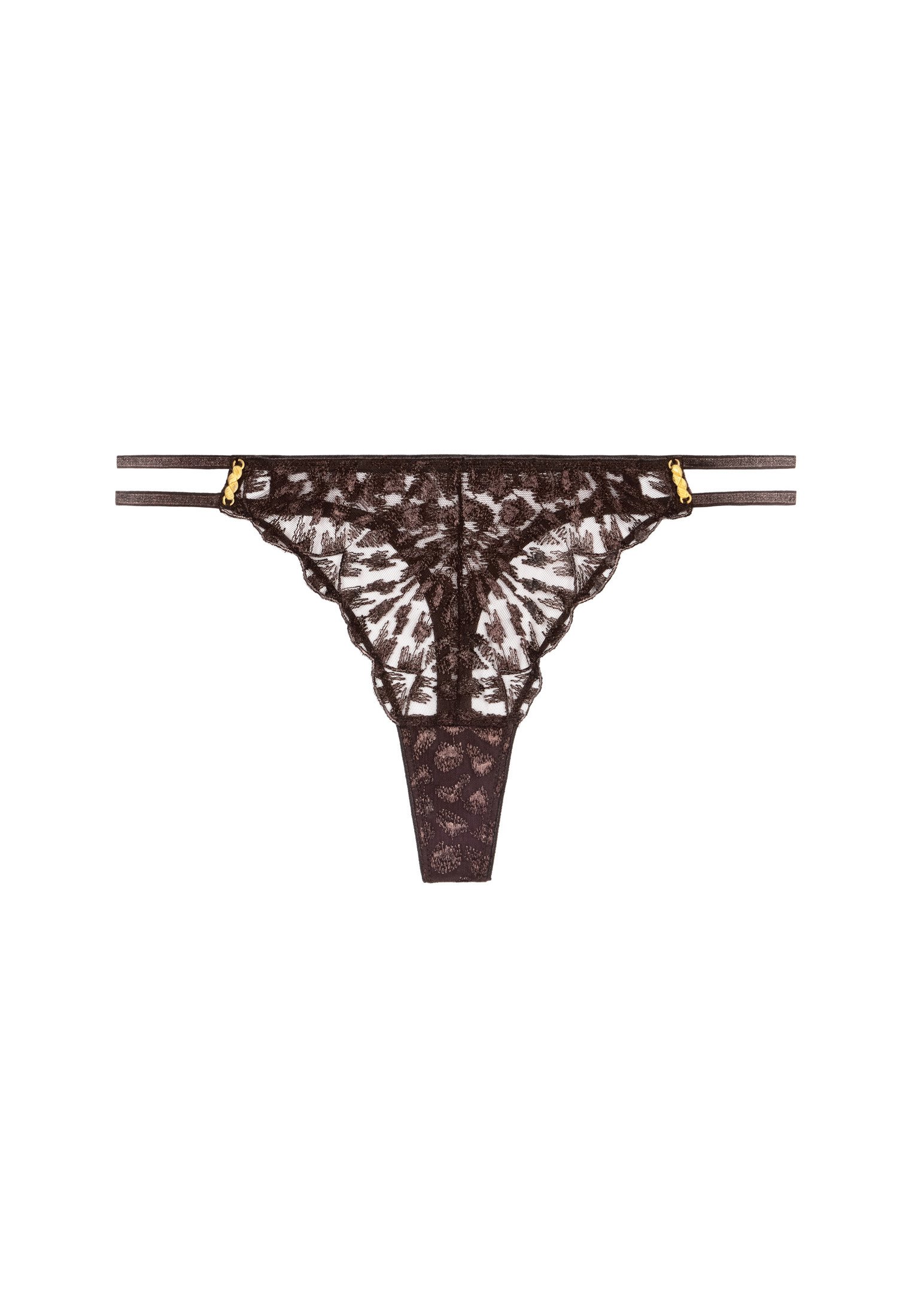 Dark Fold tanga AUBADE Brown