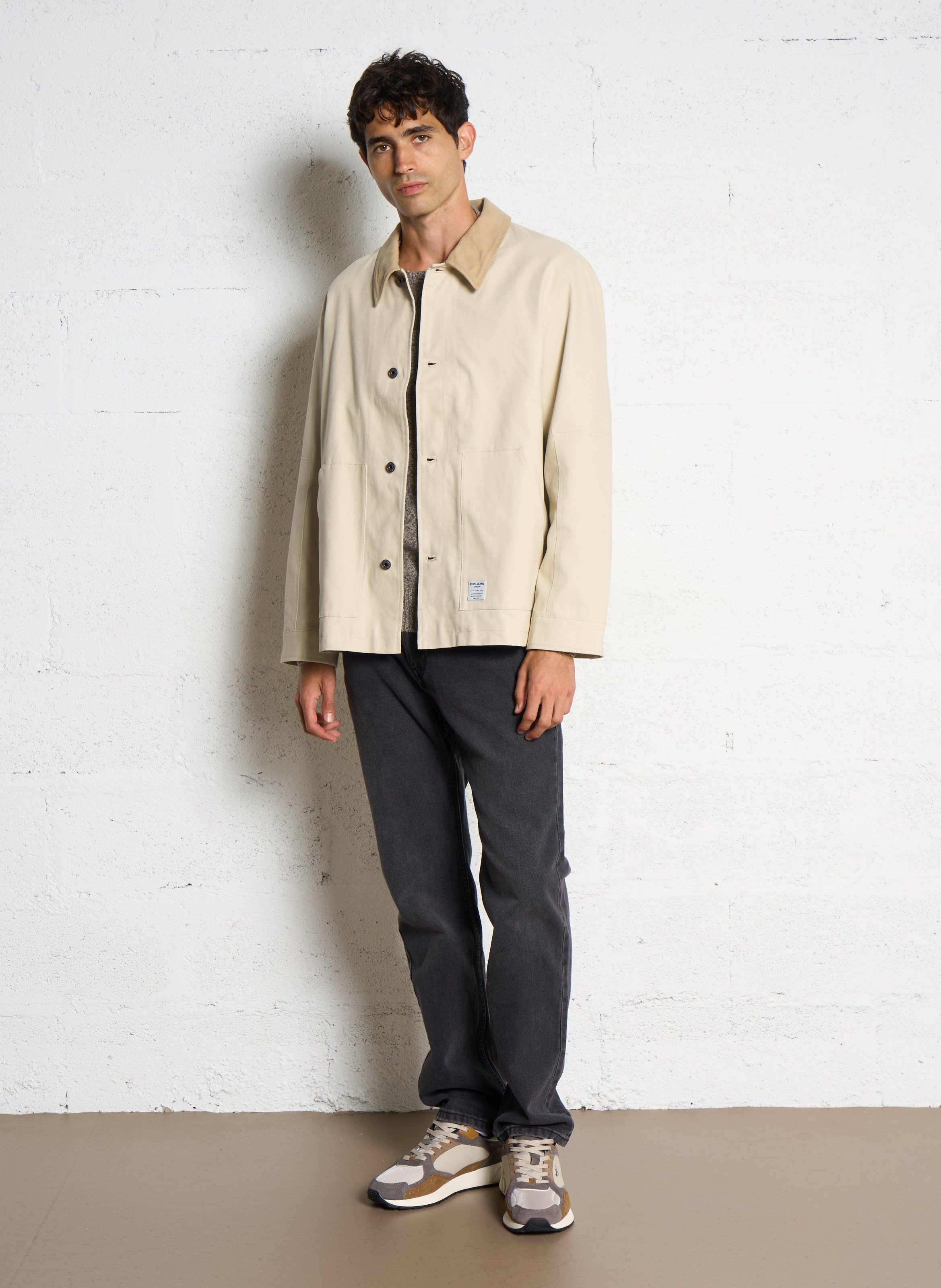 Cotton straight jeans PEPE JEANS Blue