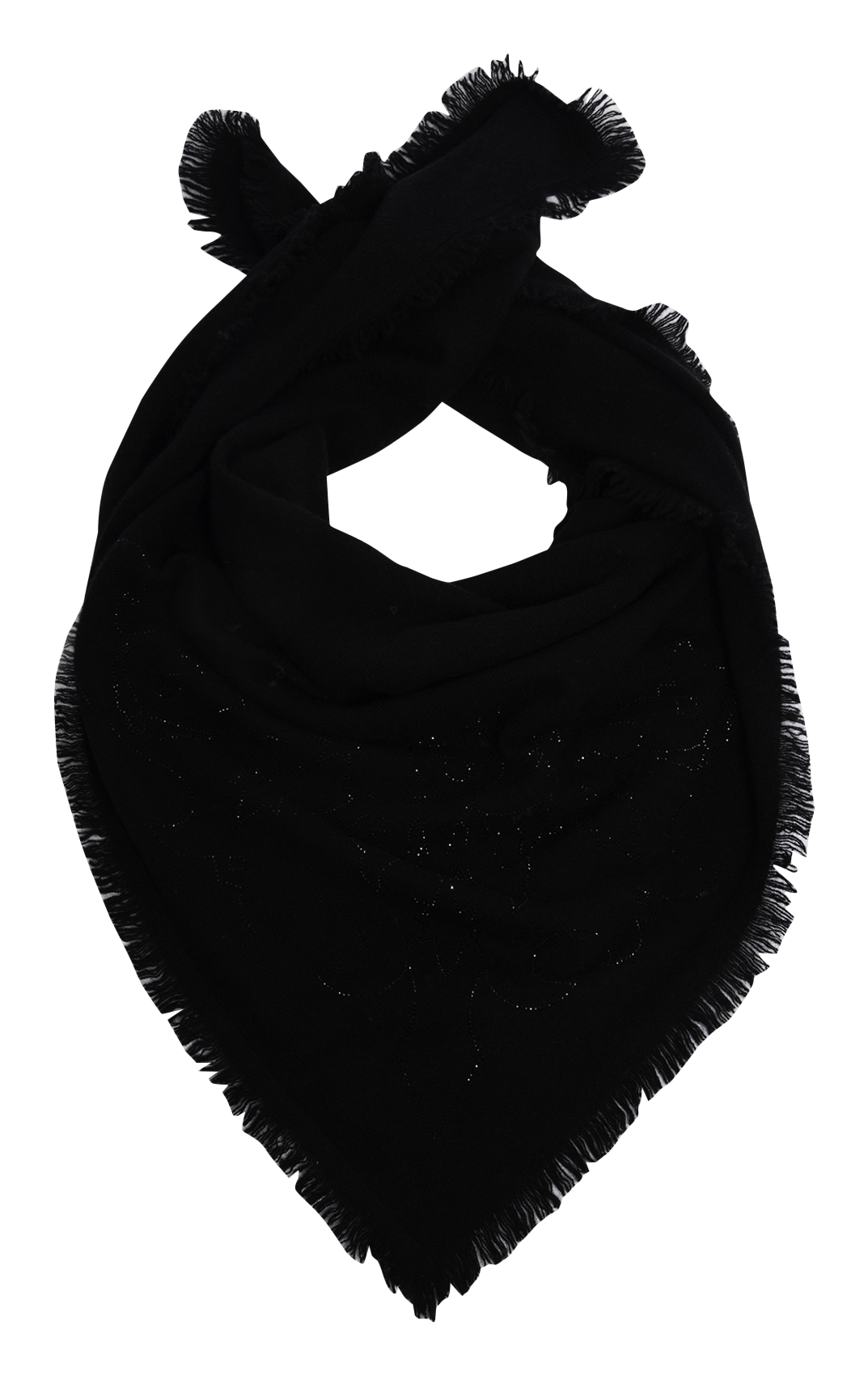Cashmere scarf ZADIG&VOLTAIRE Black