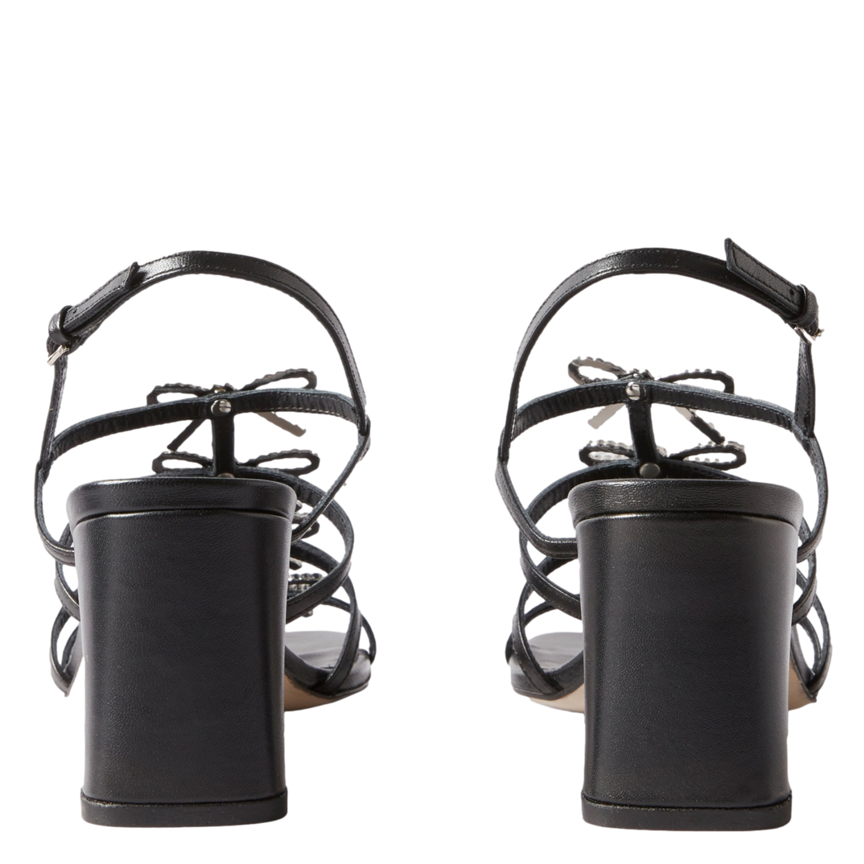 Alice heeled leather sandals CLAUDIE PIERLOT Black