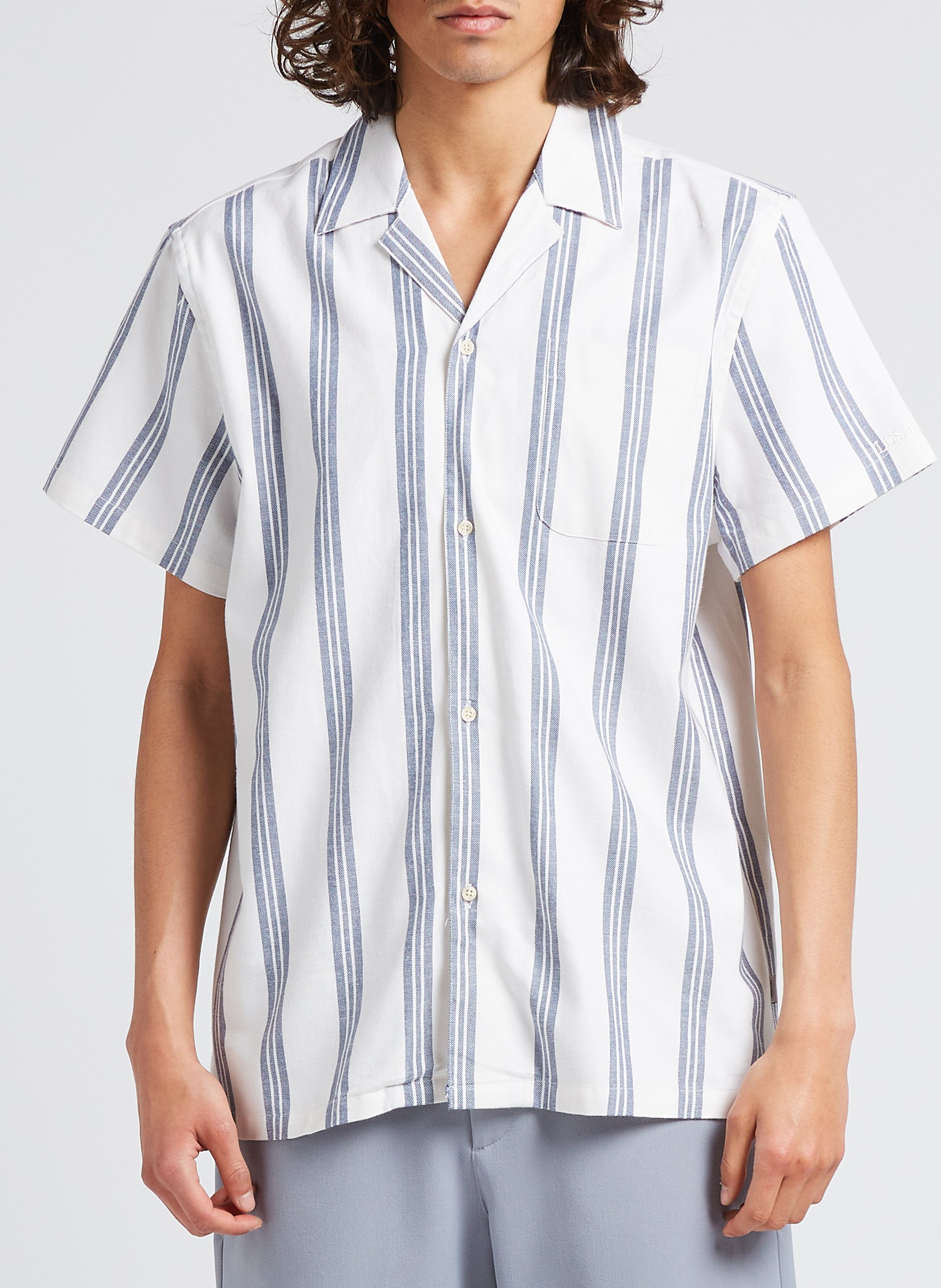 Weites Hemd mit Streifen aus Baumwolle LES DEUX