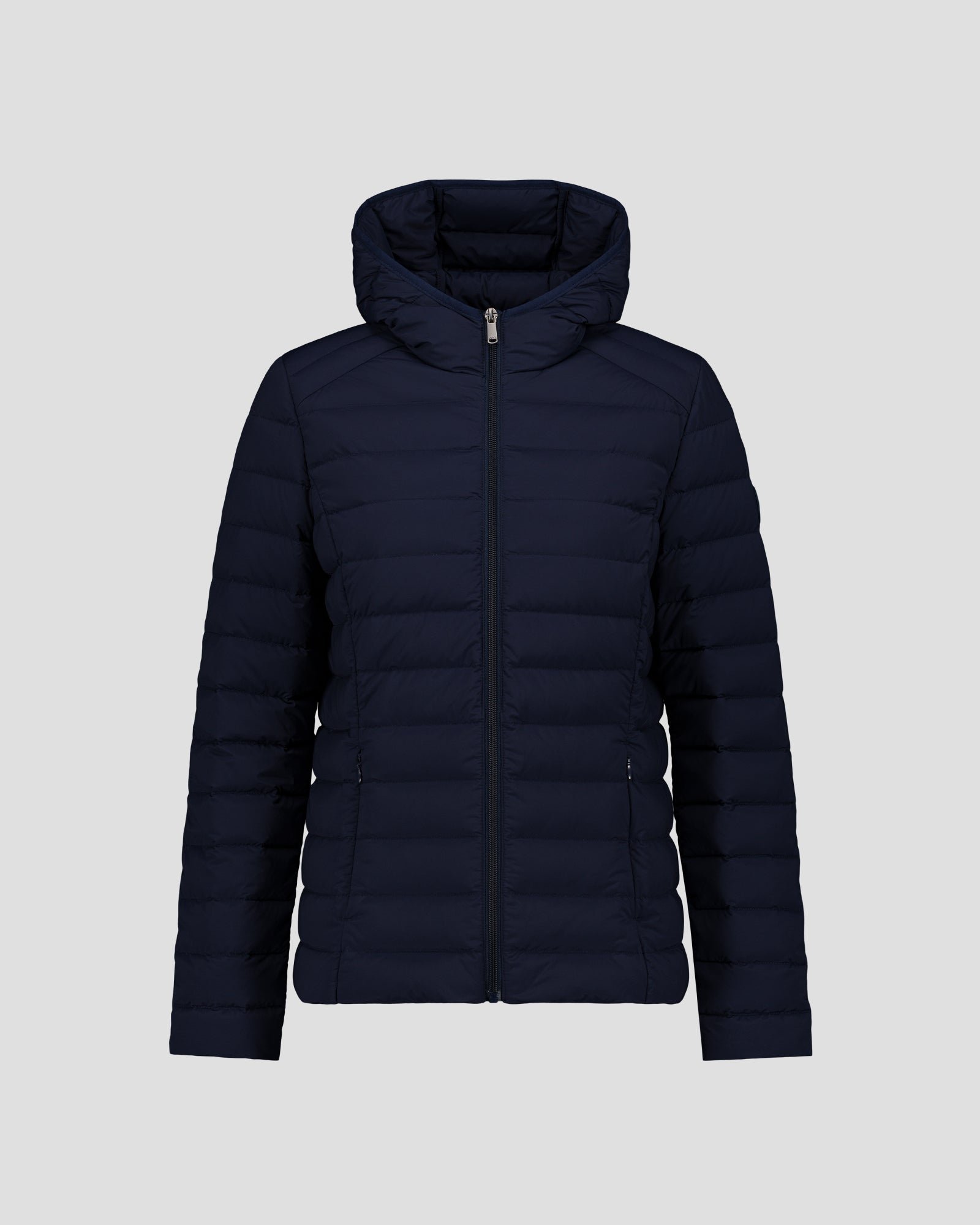 Lightweight stretch hooded puffer jacket Salma JOTT Blue