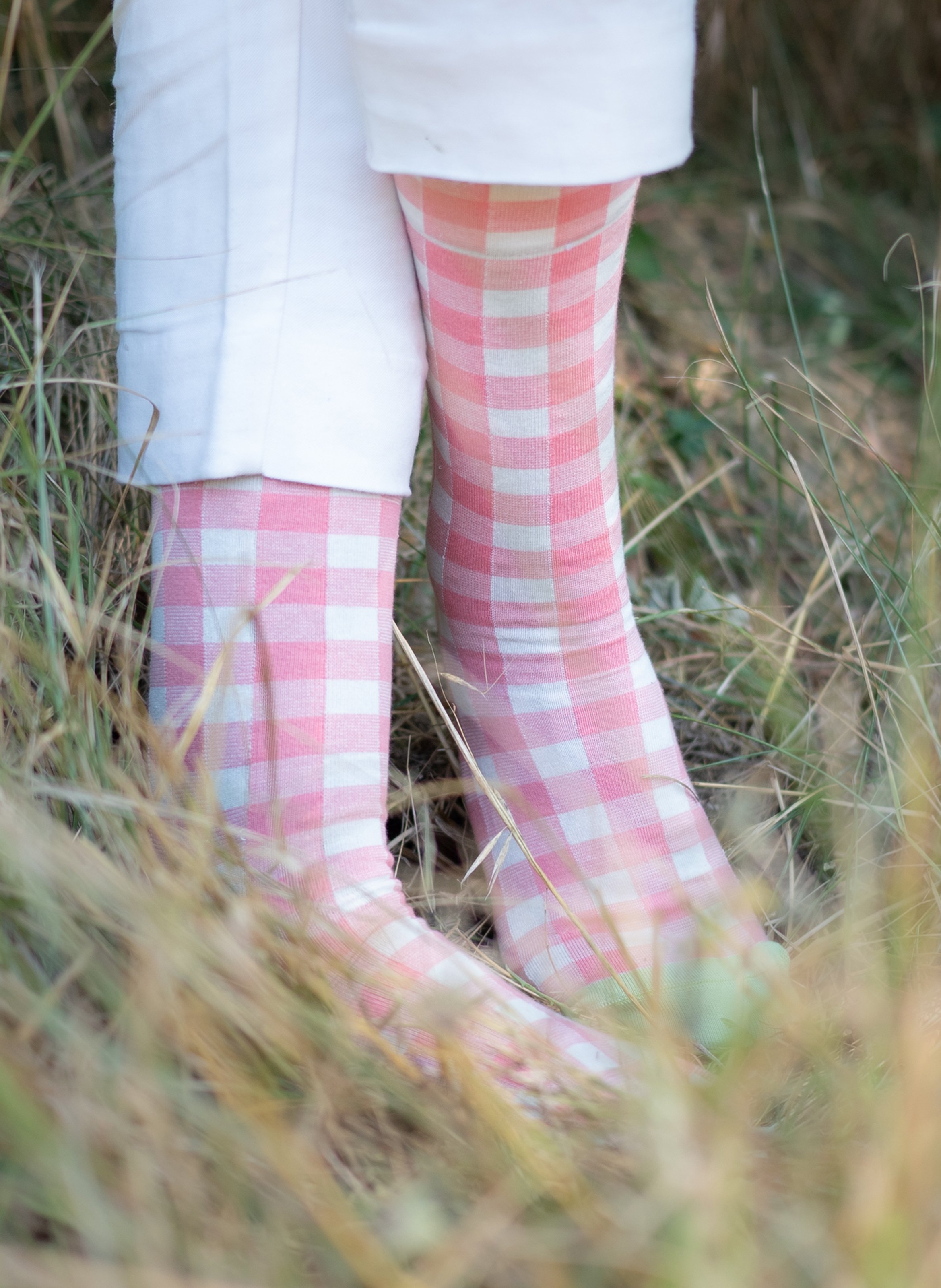 Gingham cotton-blend socks BONNE MAISON Multicolored