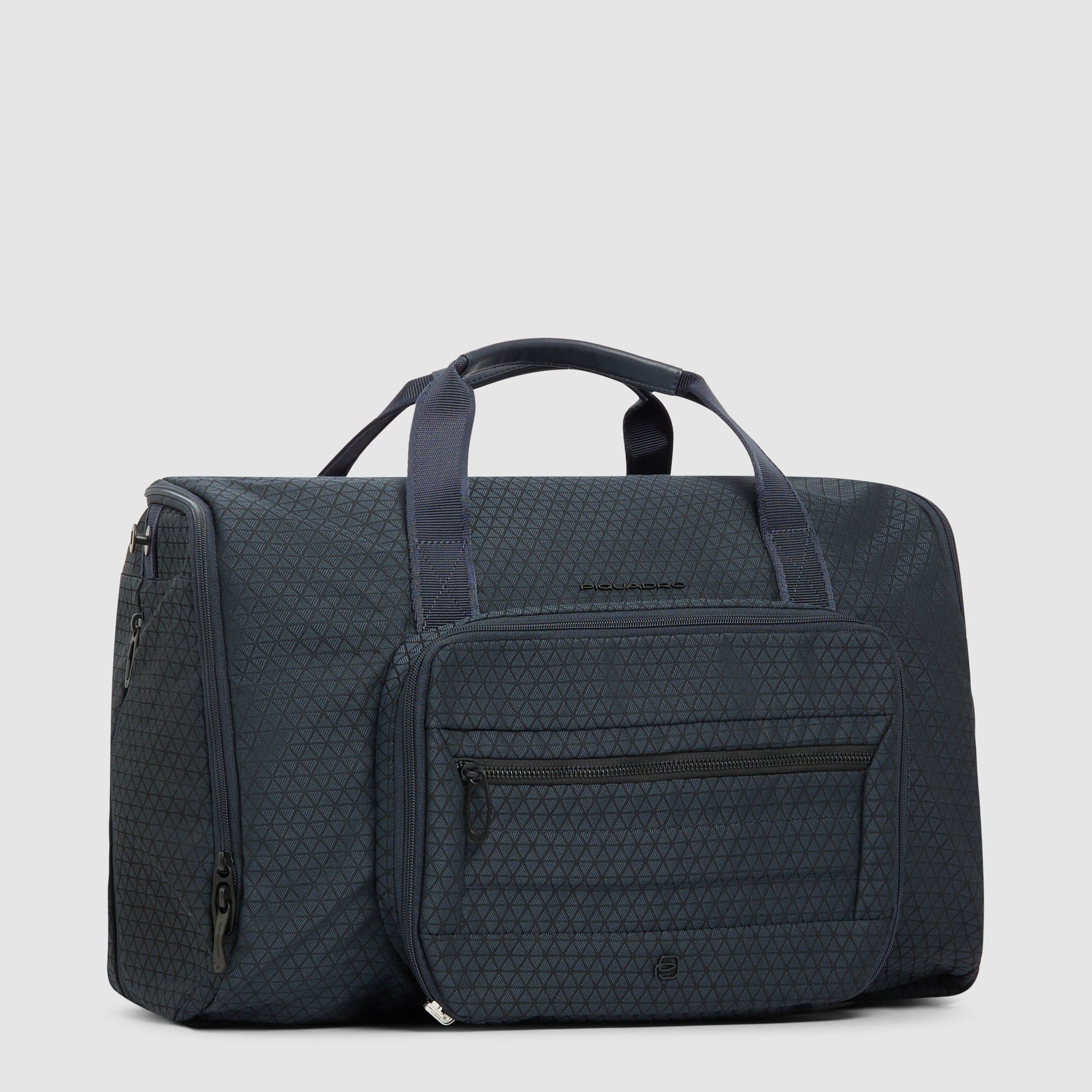 Foldable travel bag made from recycled fabric PIQUADRO Blue