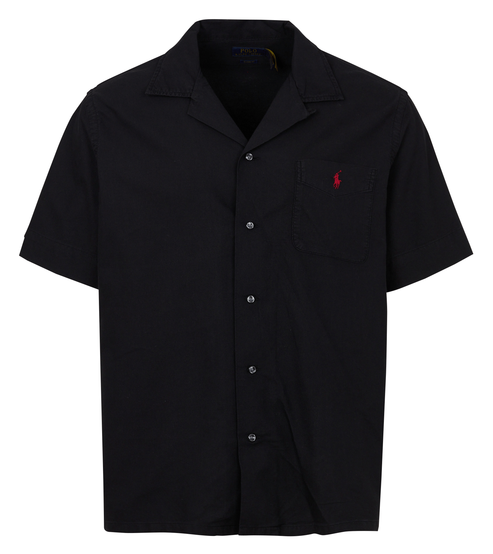 Chemise droite col cubain en coton POLO RALPH LAUREN