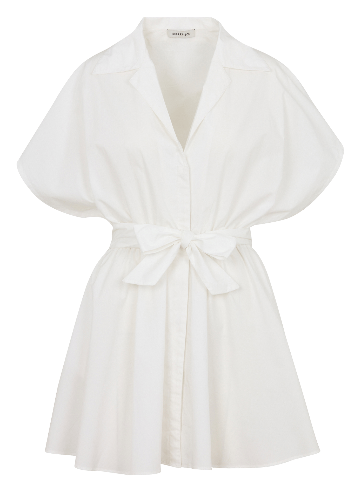 - Smalle strikschouderbandjes - Racerback - Wijd model - Fronsjes- 100% katoen- Gevoerd- Ruglengte: 94 cm. BELLEPIECE Wit