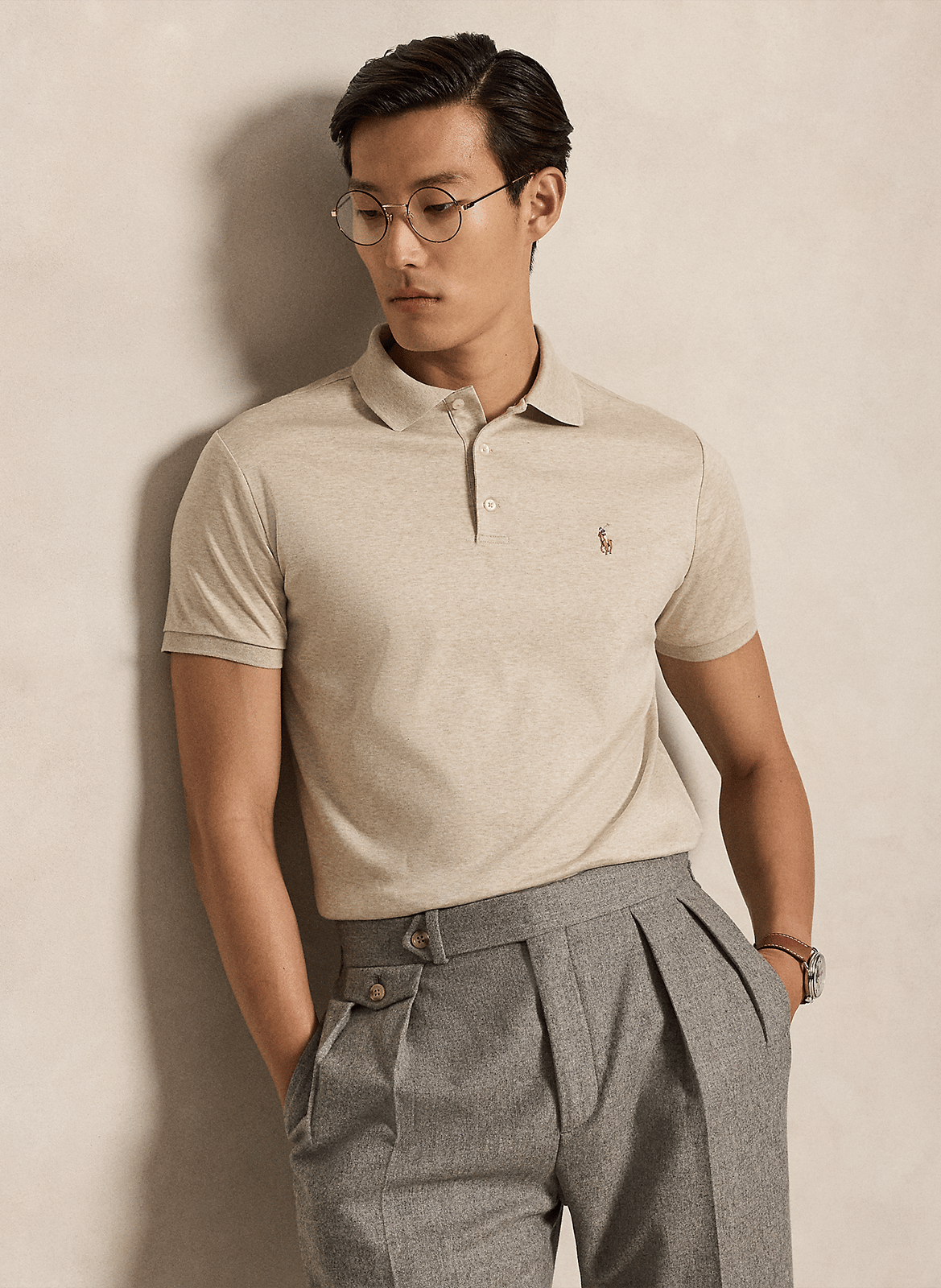 Polo slim-fit en coton POLO RALPH LAUREN