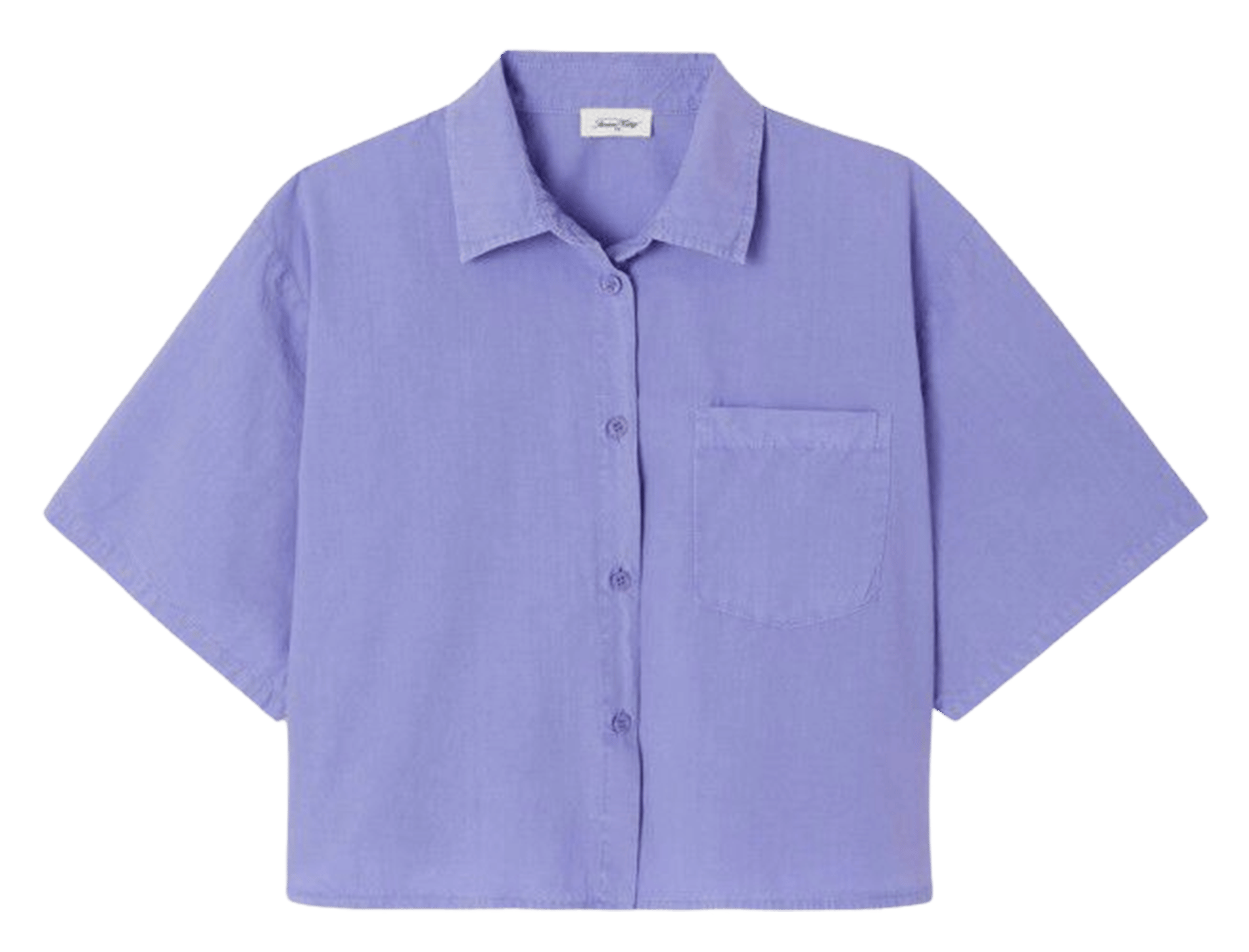Chemise ample en coton bio AMERICAN VINTAGE Bleu