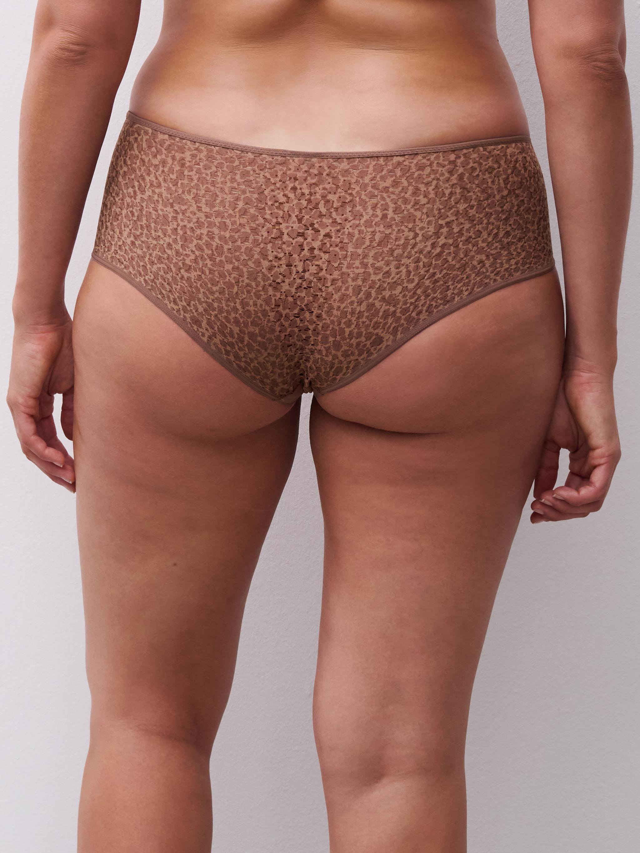 Lace boy shorts | Brown CHANTELLE Women