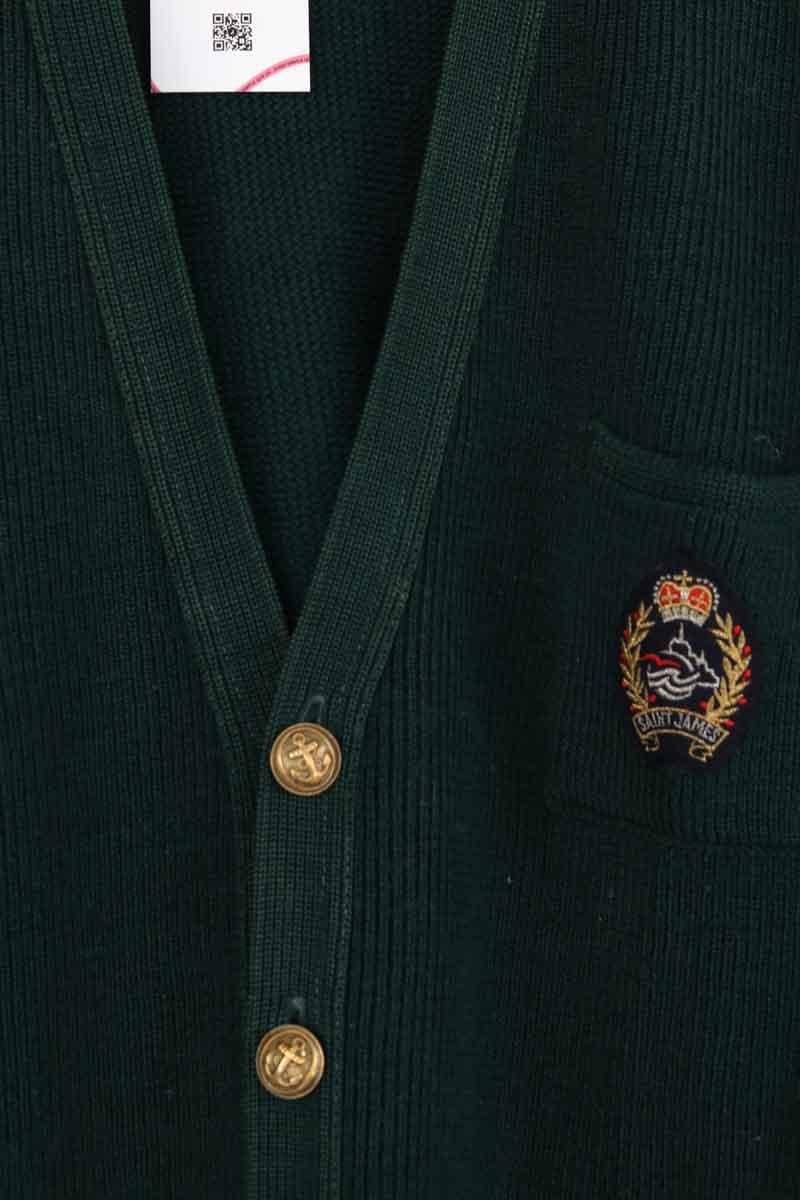 Cardigan SAINT JAMES - Seconde Main Green
