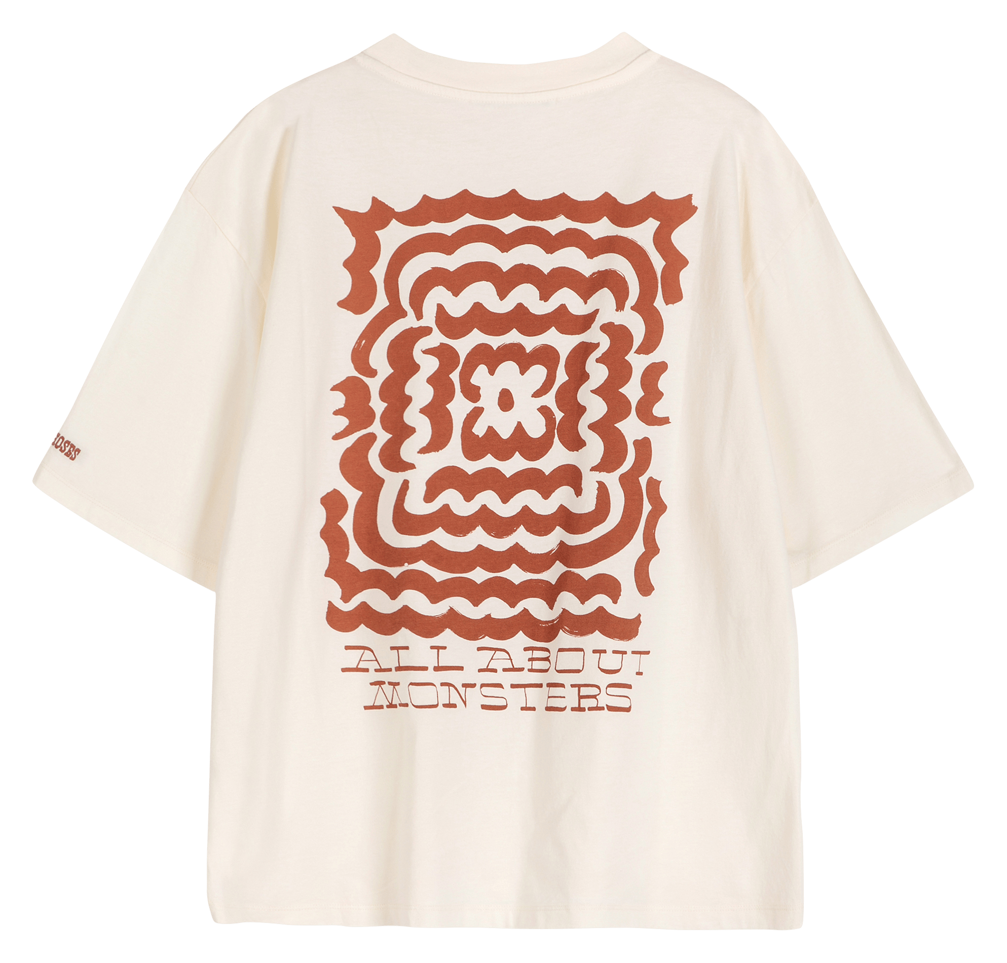 Tee-shirt ample sérigraphié BOBO CHOSES Blanc