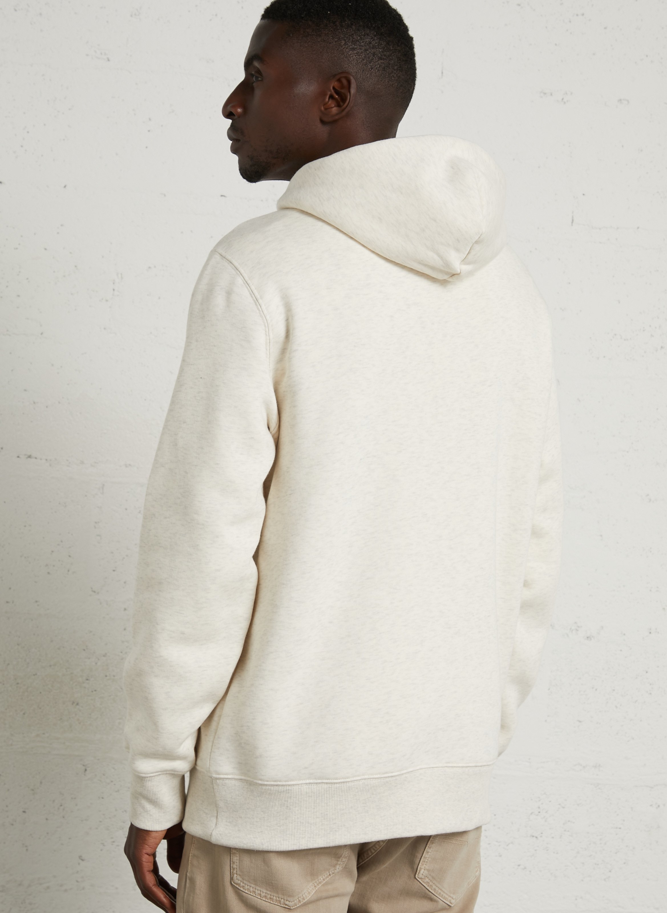 Sweat à capuche regular-fit en coton mélangé GANT Wit