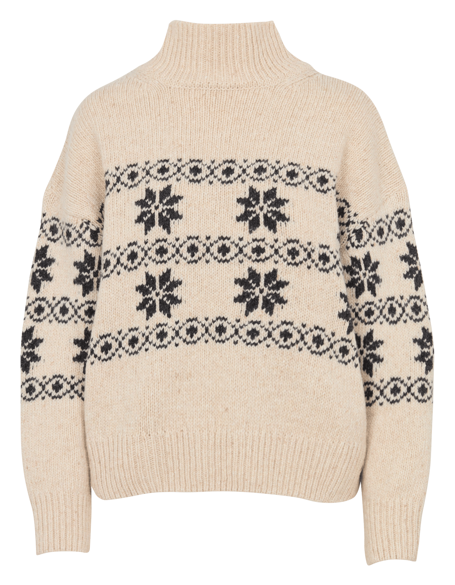 Oversized wool-blend sweater THE NEW SOCIETY Beige