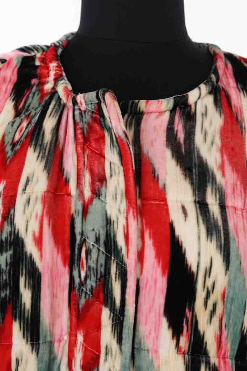 Regular-fit organic cotton jacket with sherpa collar ISABEL MARANT ÉTOILE - SECONDE MAIN Multicolored