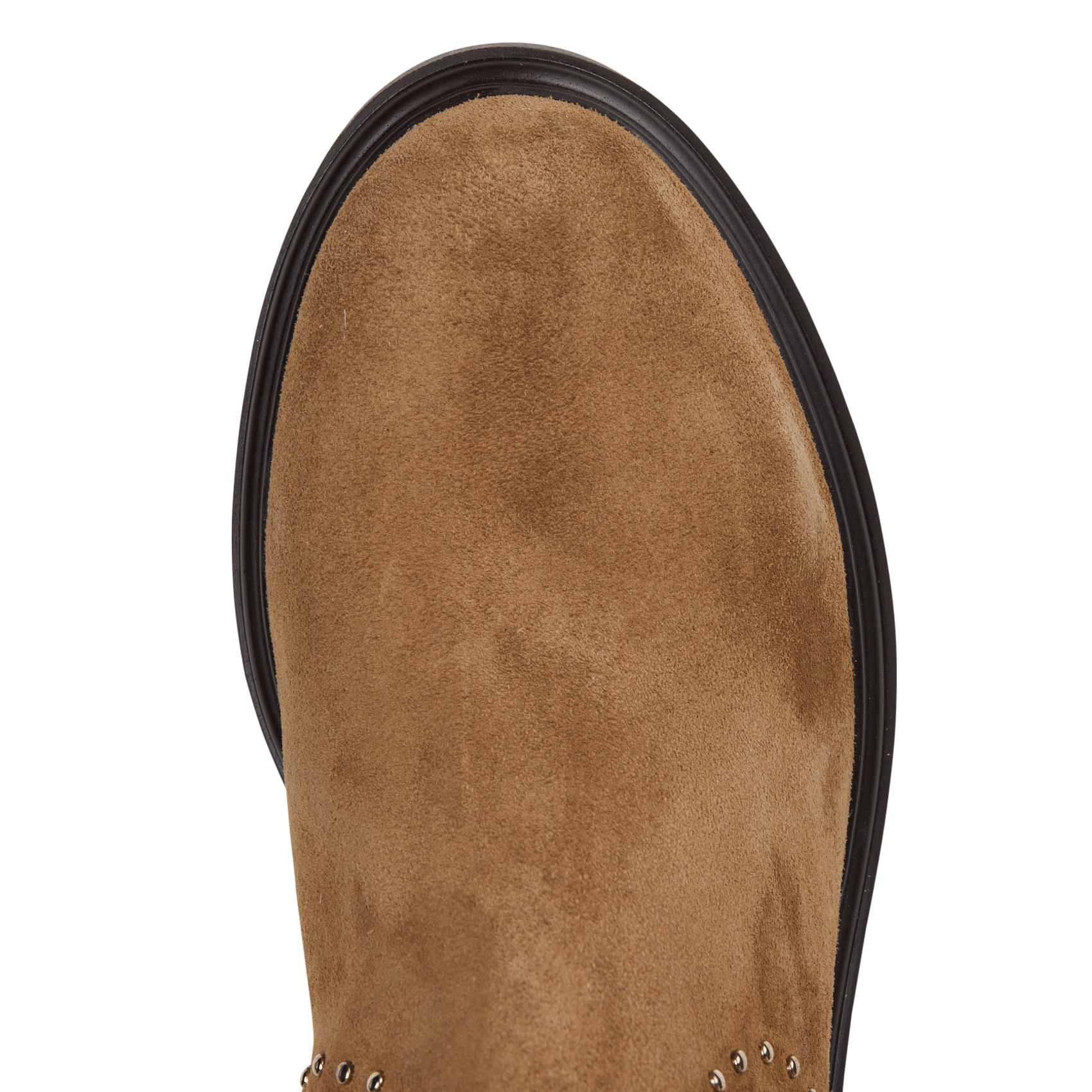Studs enkellaarsjes van suèdeleer JB MARTIN Beige