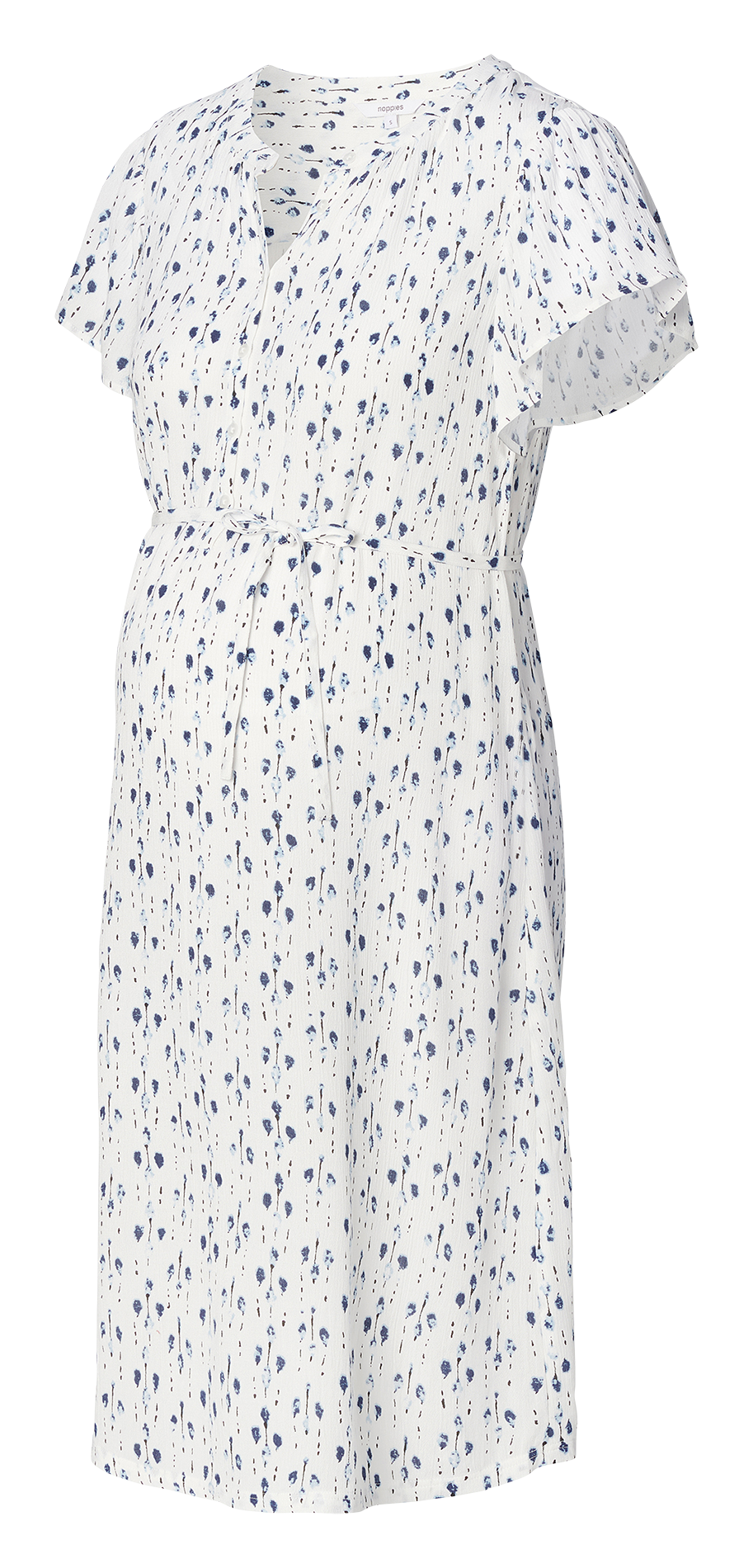 Viscose maternity dress NOPPIES White