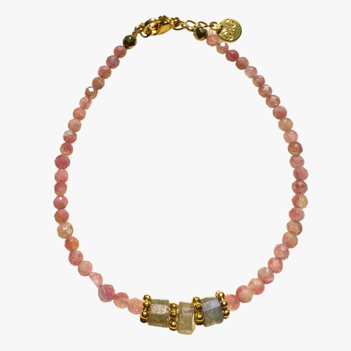 Tourmaline bracelet GINANDGER Blue