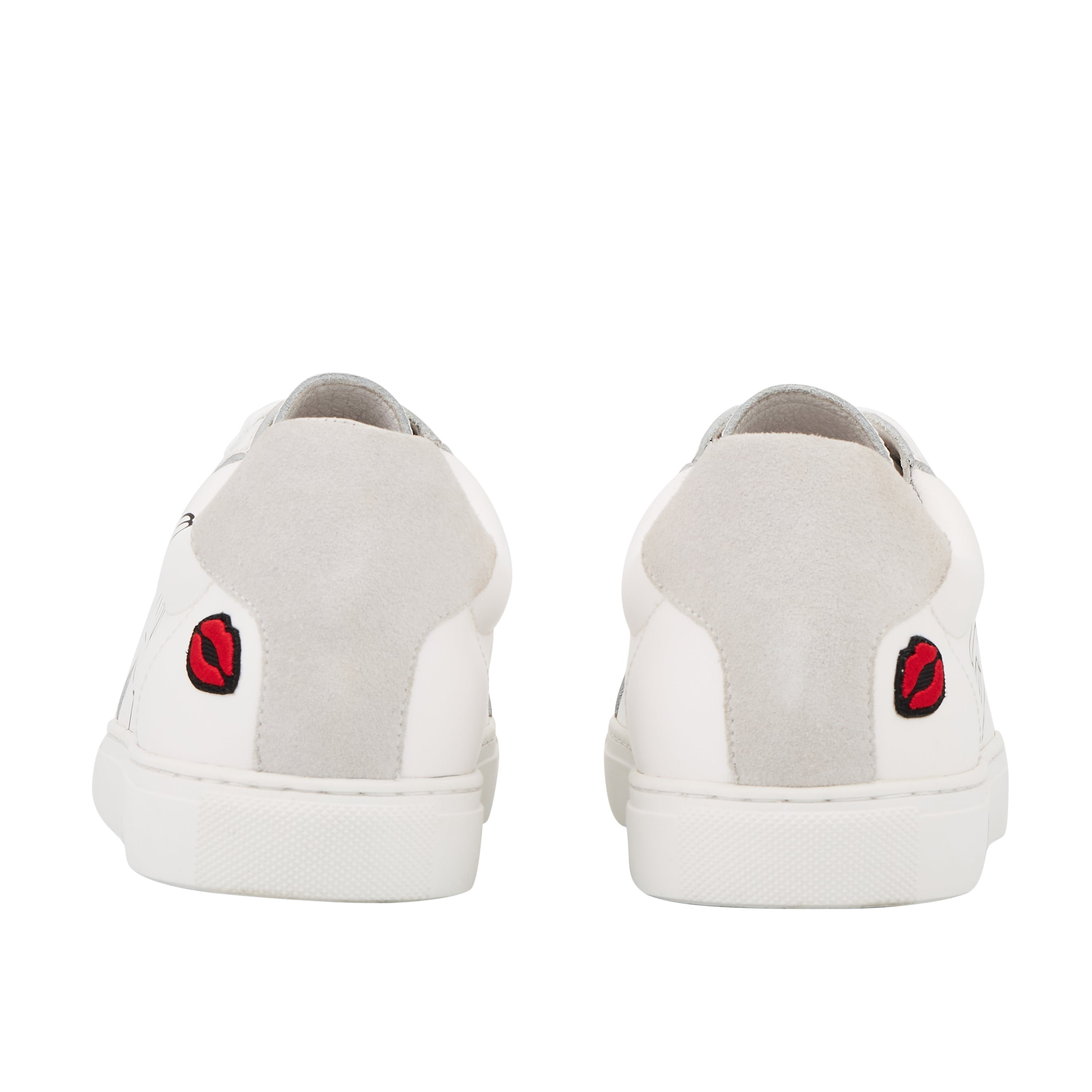 Leather sneakers BONS BAISERS PARIS White