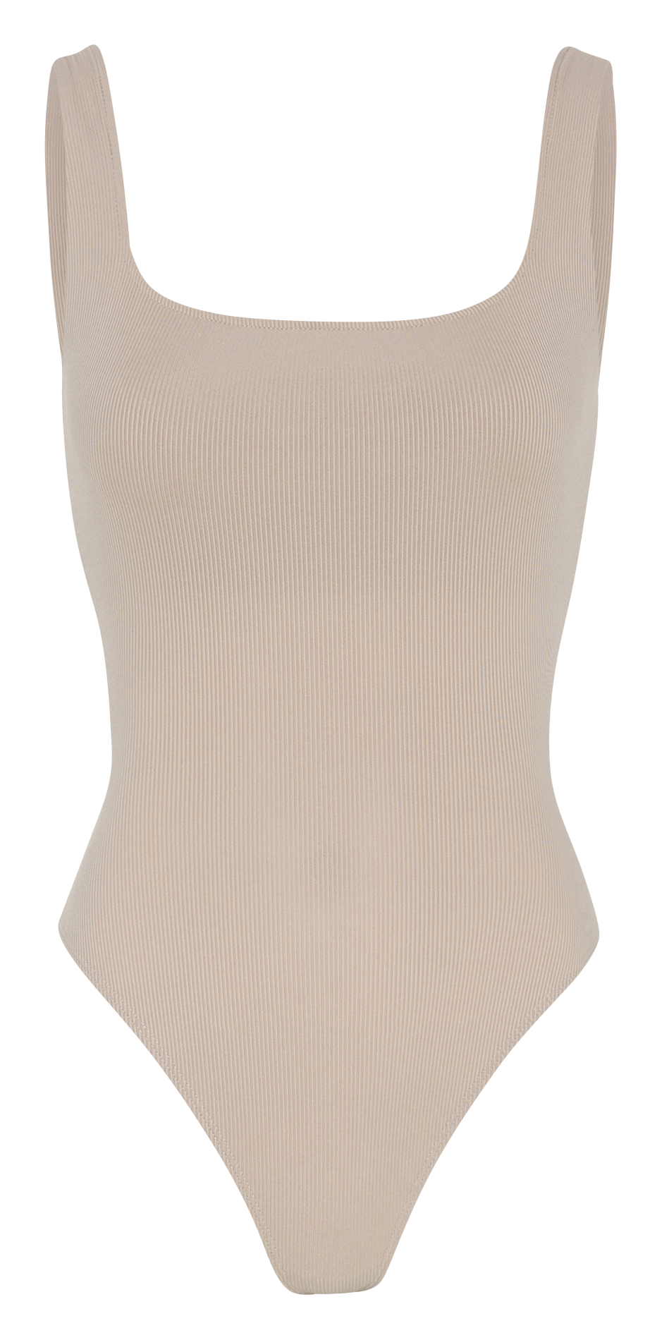 Ribbed sports bodysuit GIRLFRIEND COLLECTIVE Beige