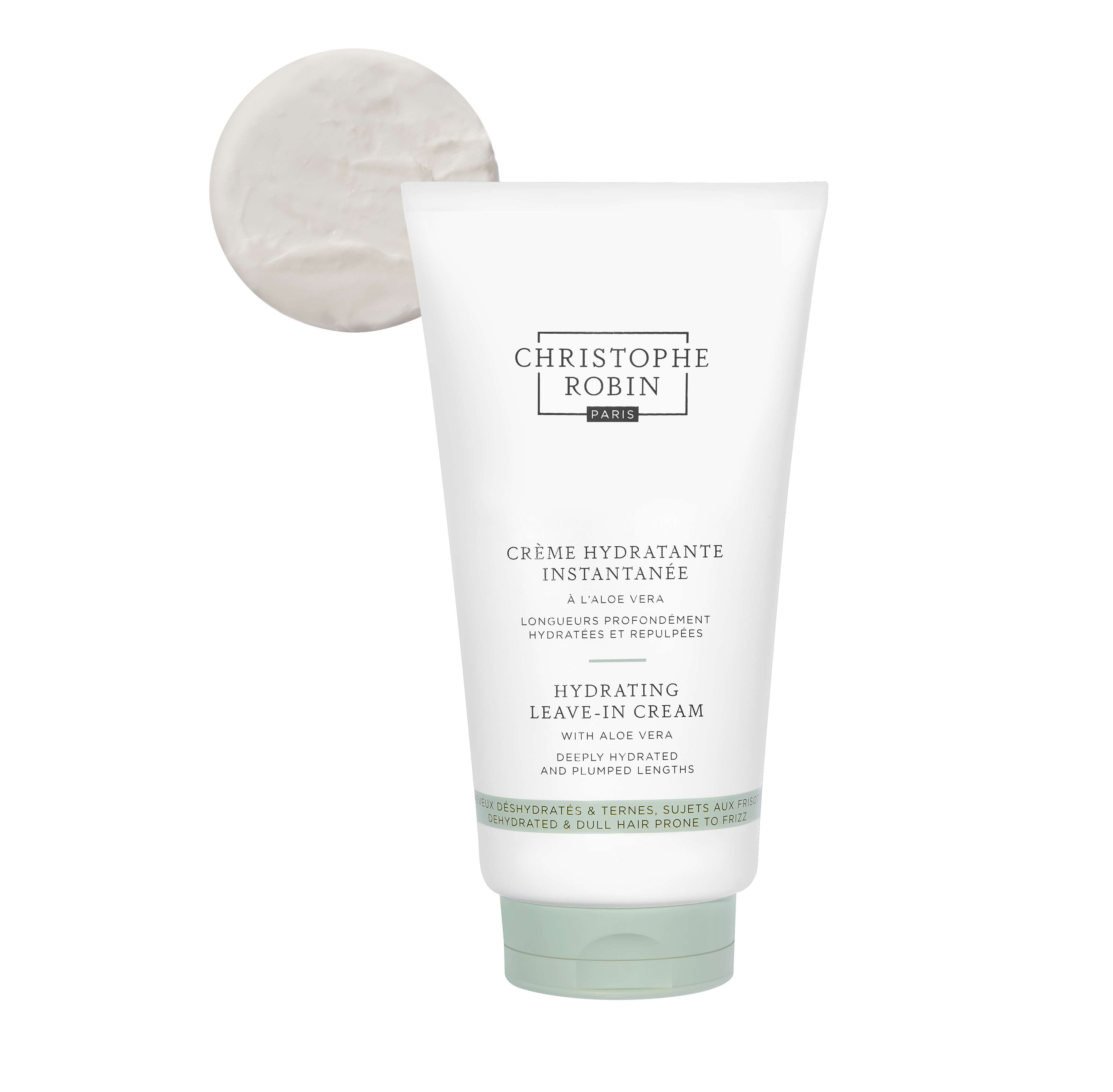 Crème hydratante instantanée à l'aloe vera CHRISTOPHE ROBIN No color