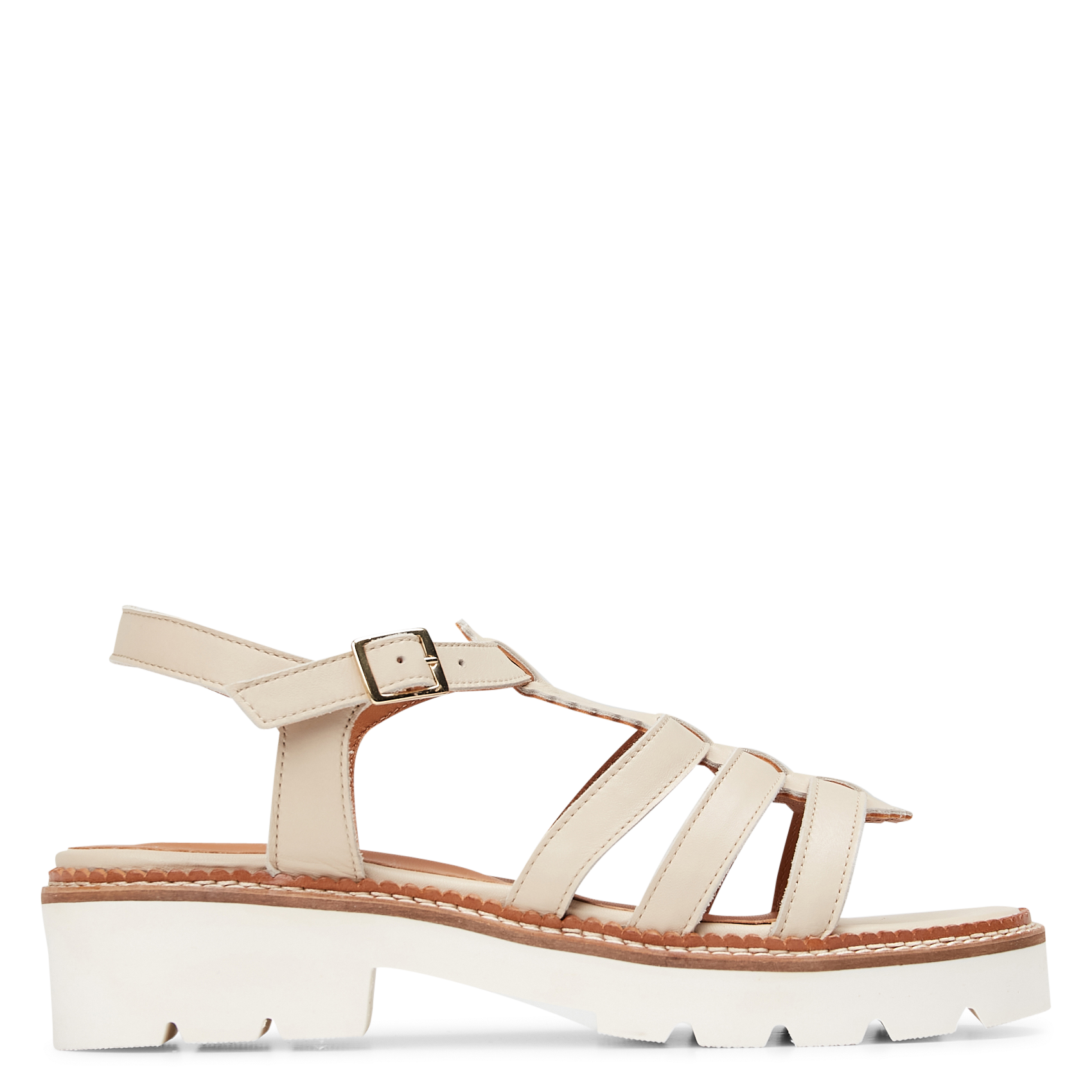 Ledersandalen MELLOW YELLOW Weiss