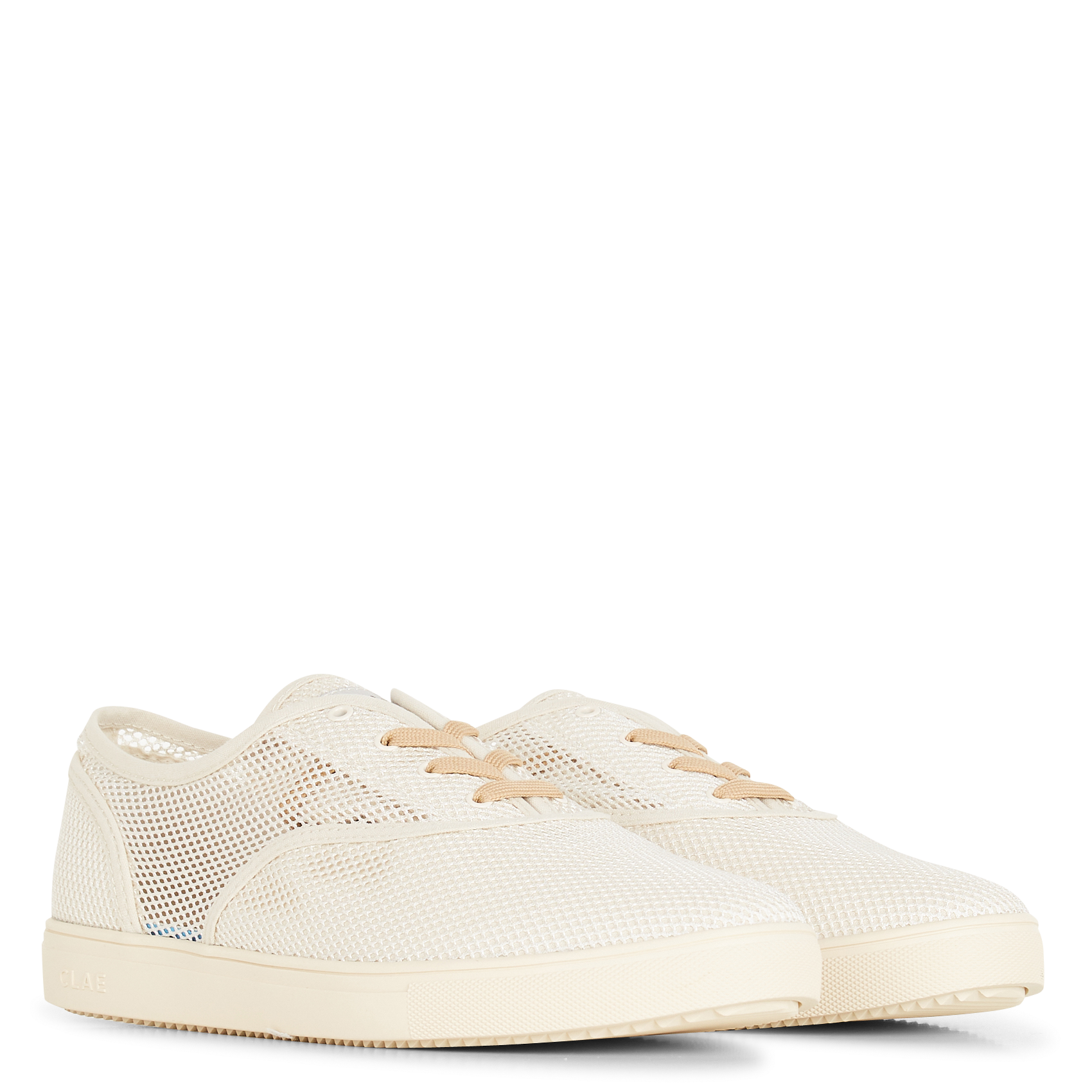 Cotton-blend low-top sneakers CLAE White