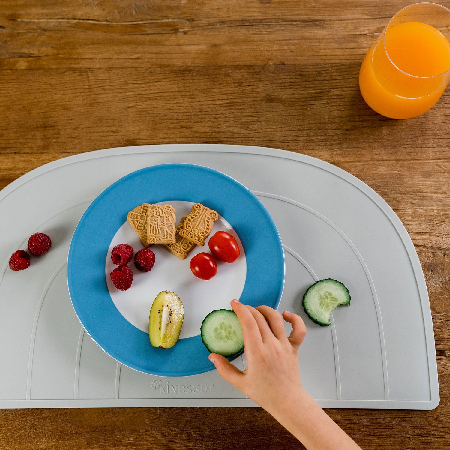 Set de table arc-en-ciel en silicone KINDSGUT No Color