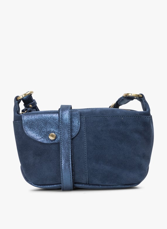 Dori leather shoulder bag Encre bleu Mila louise Women Place