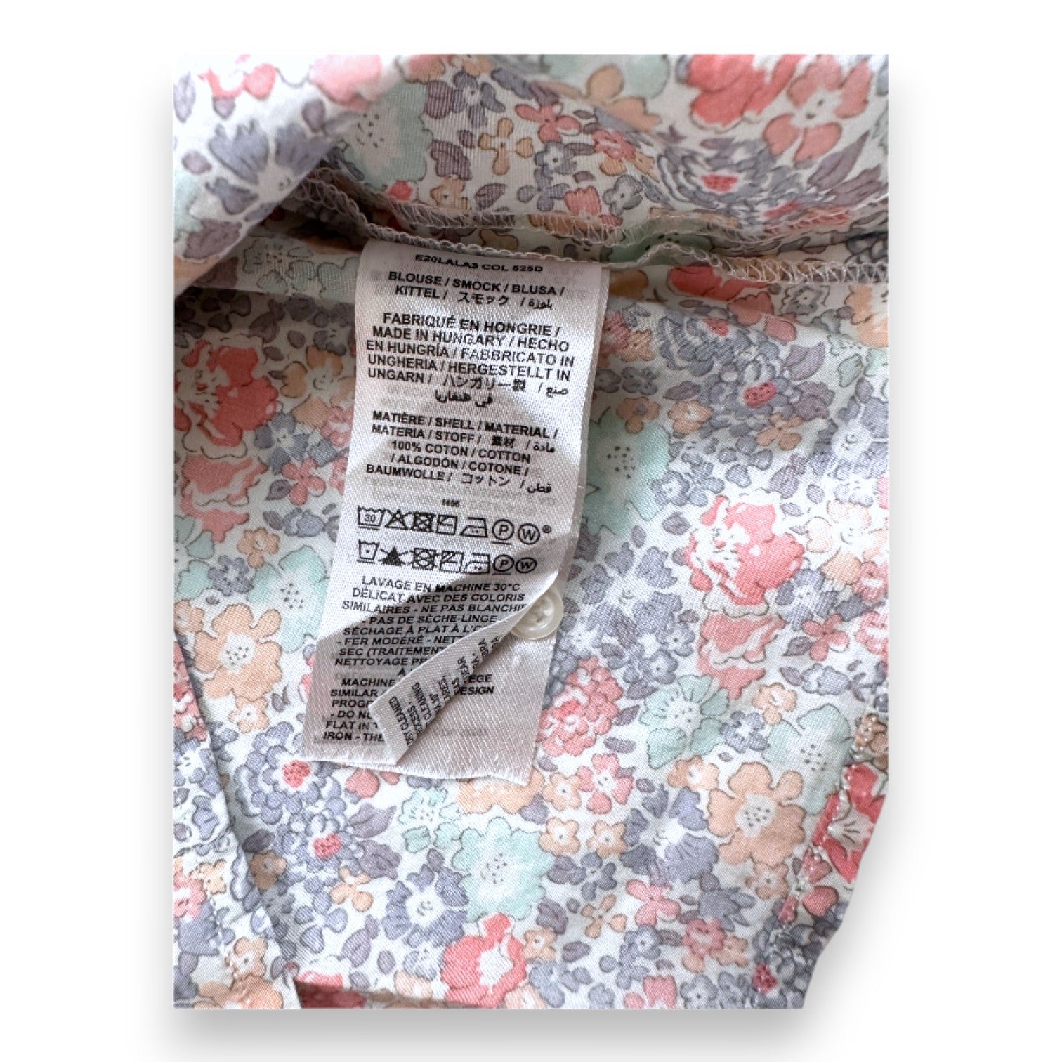 Multicolored baby dress - 12 months BONPOINT - Seconde Main Multicolored