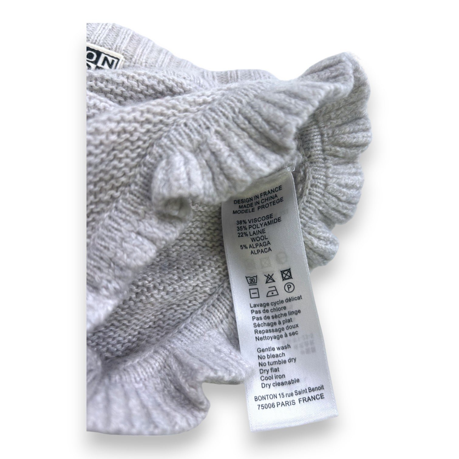 Grey baby bloomers - 6 months BONTON - Seconde Main Grey