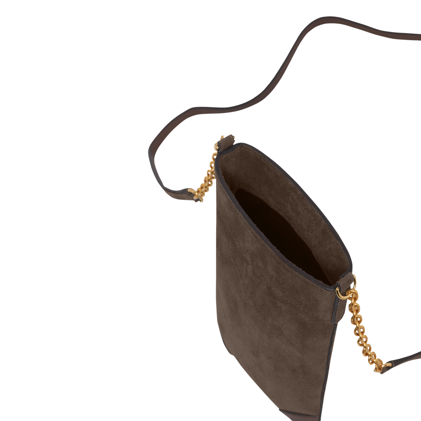 Porte téléphone en cuir GERARD DAREL Marron