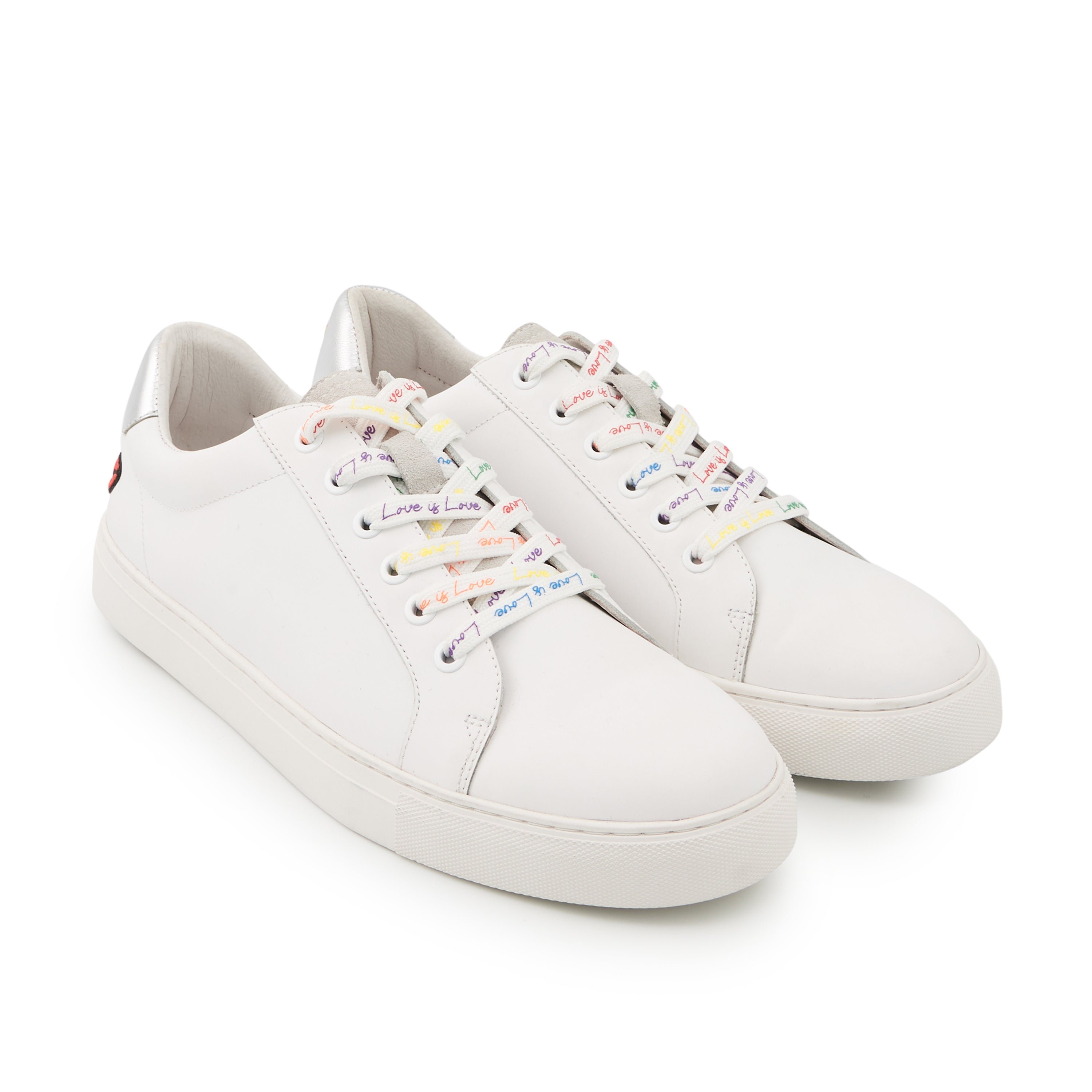 Leather sneakers BONS BAISERS PARIS White
