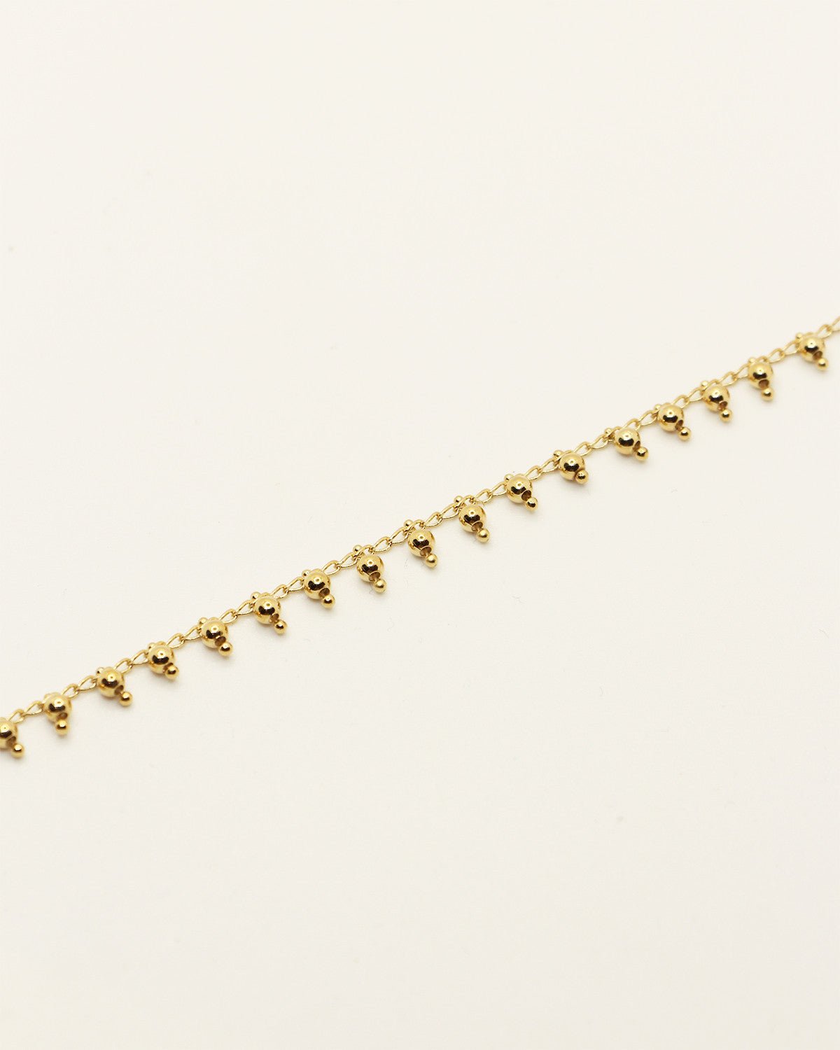 Fine gold bracelet NILAI Golden