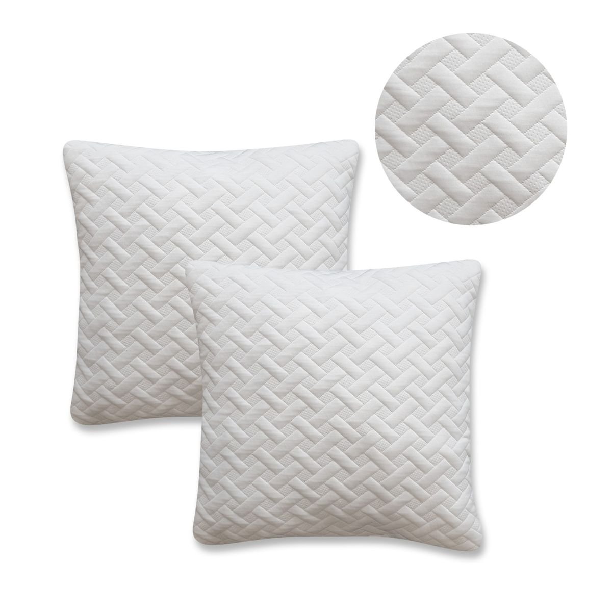 Set of 2 pillows TODAY LINGE DE MAISON White