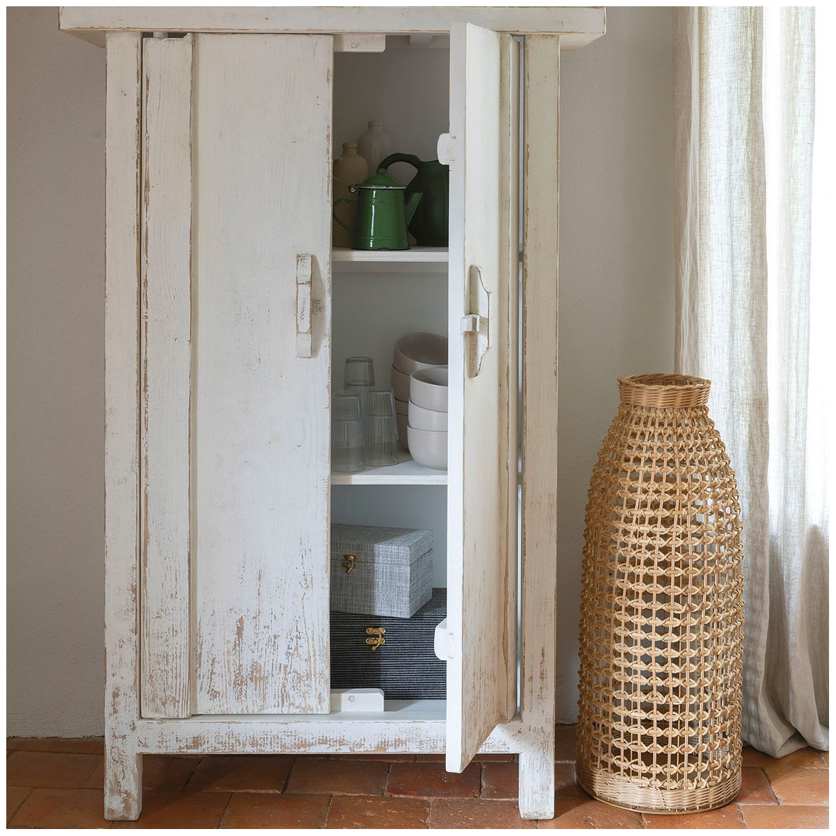 Rattan vase BLANC D'IVOIRE No Color