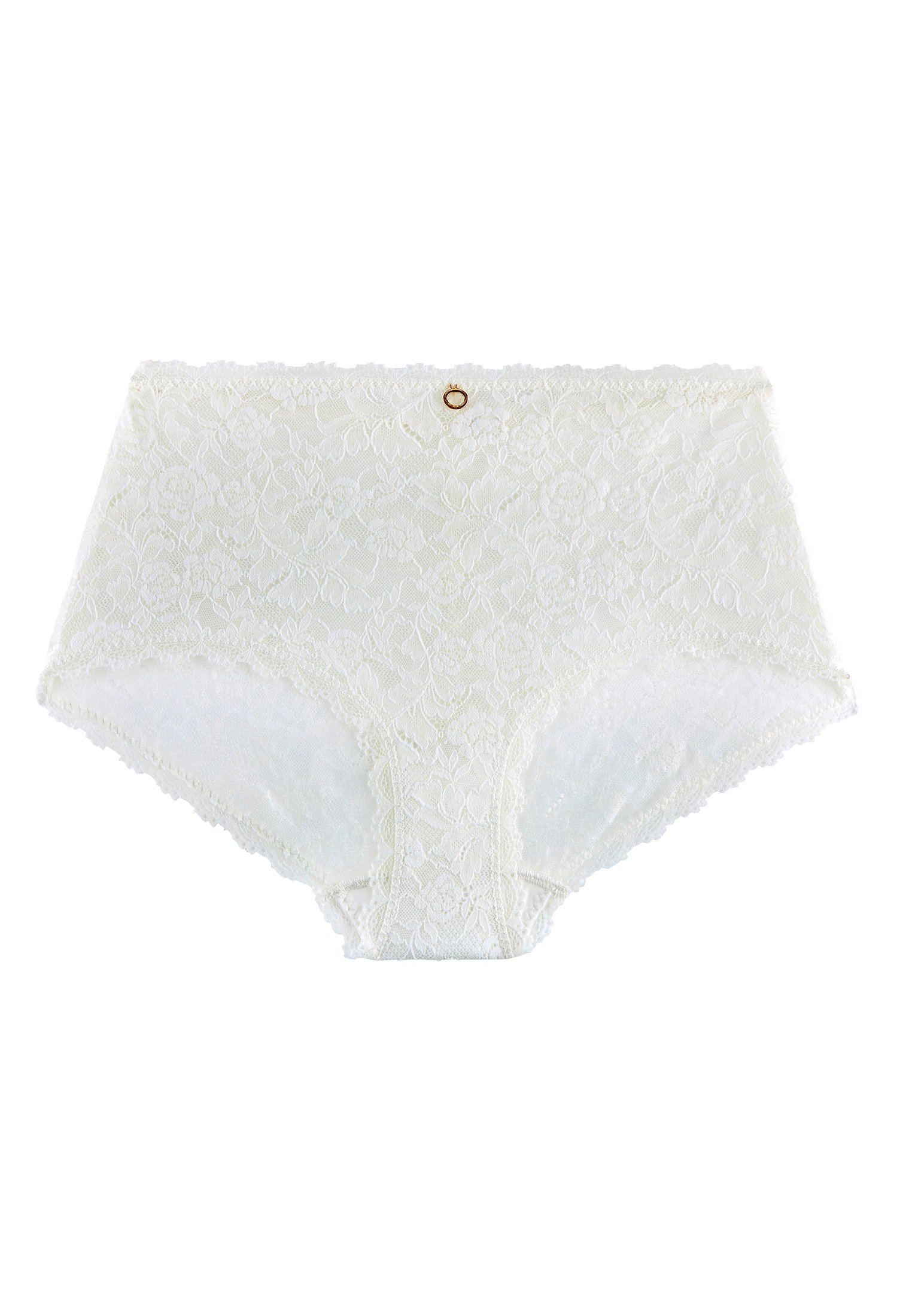 High-waisted lace panties AUBADE White