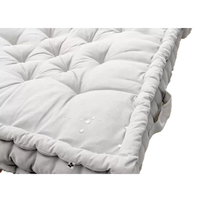 Water-repellent outdoor floor cushion L'EFFET PAPILLON Grey