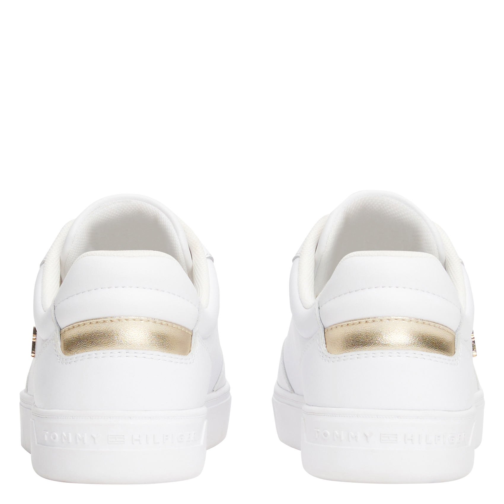 Baskets en cuir TOMMY HILFIGER Doré